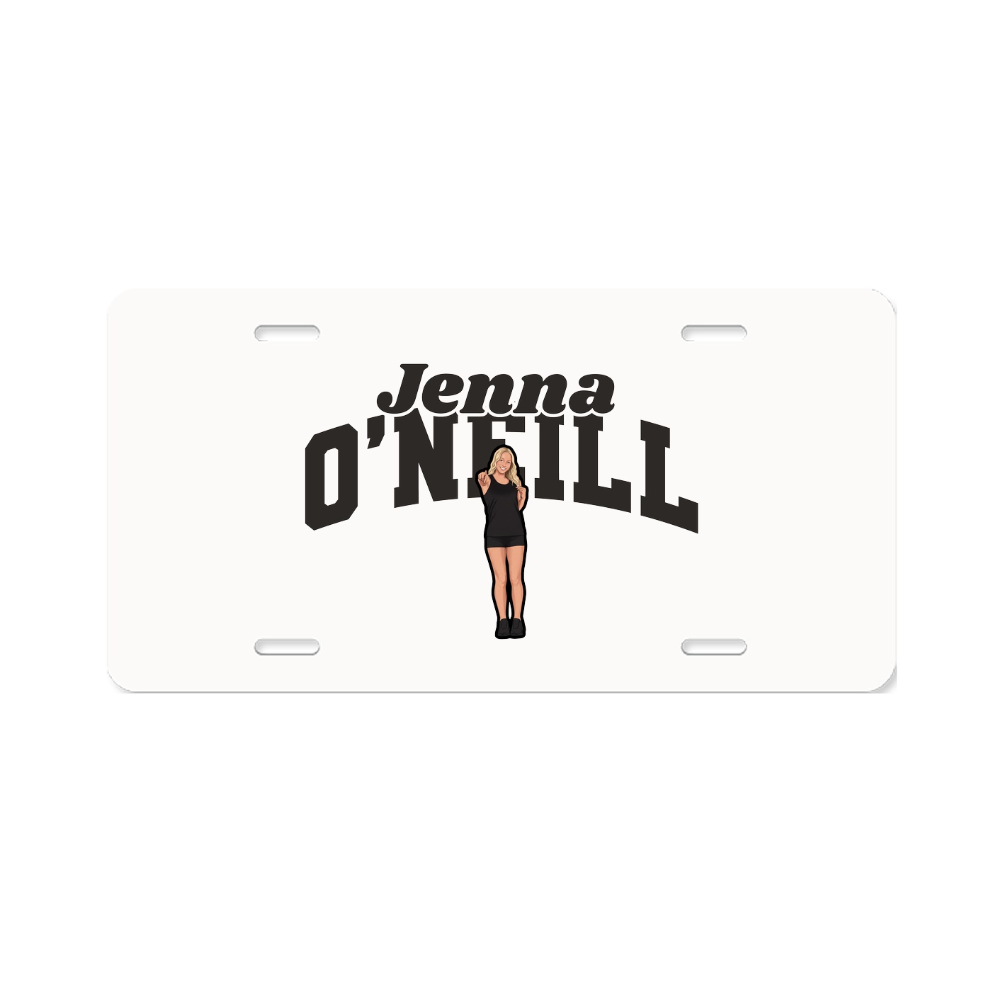 License Plate — Signature Arch in Classic