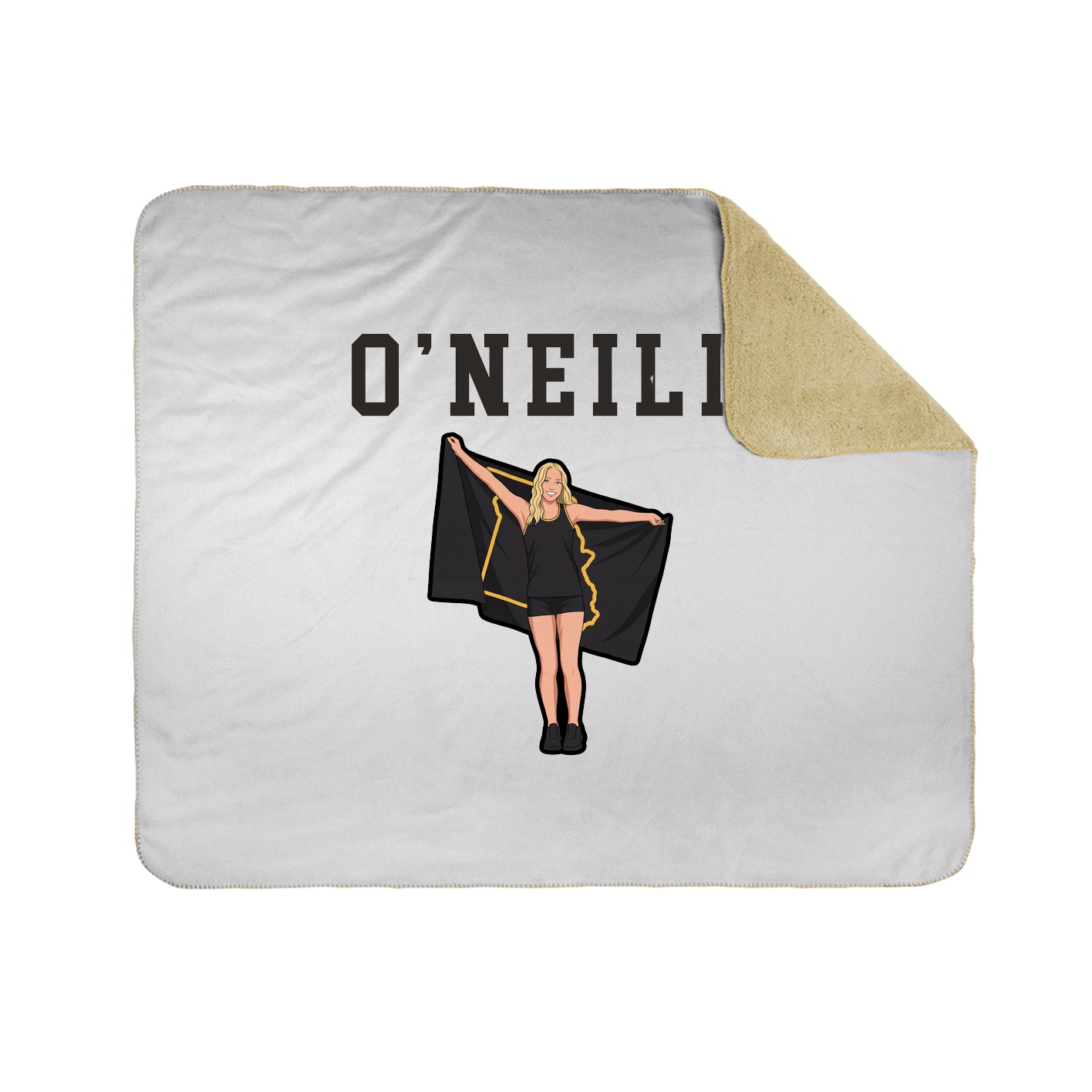 Throw Blanket — Shirsey in White