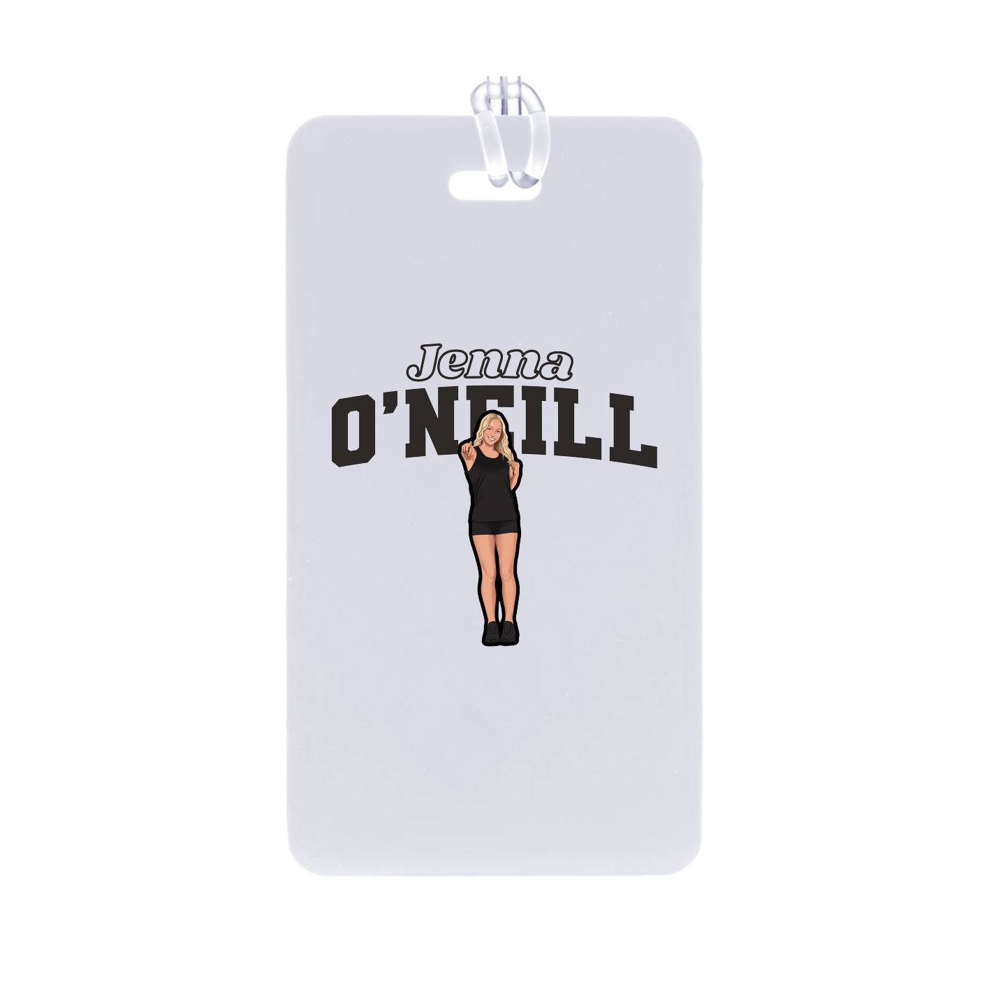 Bag Tag — Name Arch in Classic