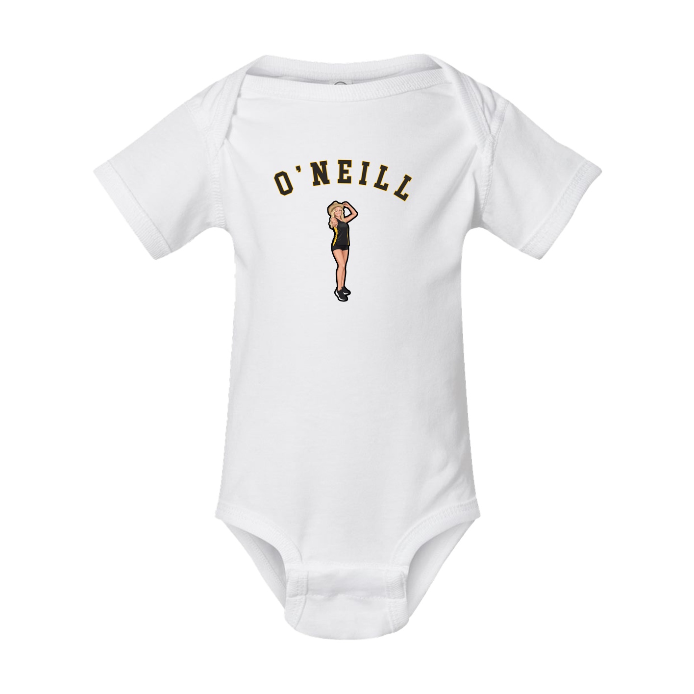 Baby Onesie — Shirsey Arch in White
