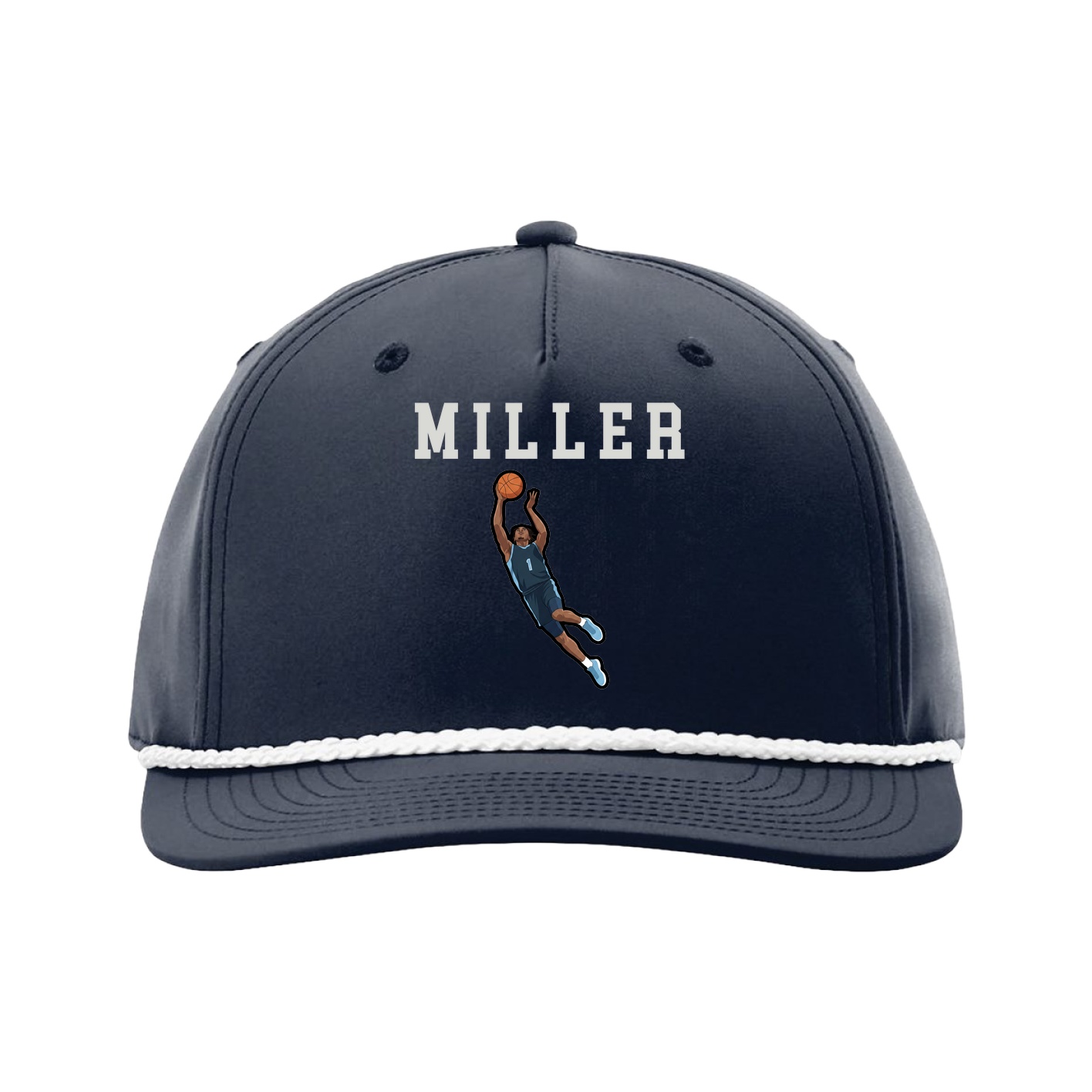 Five-Panel Classic Rope Cap — Shirsey in Navy