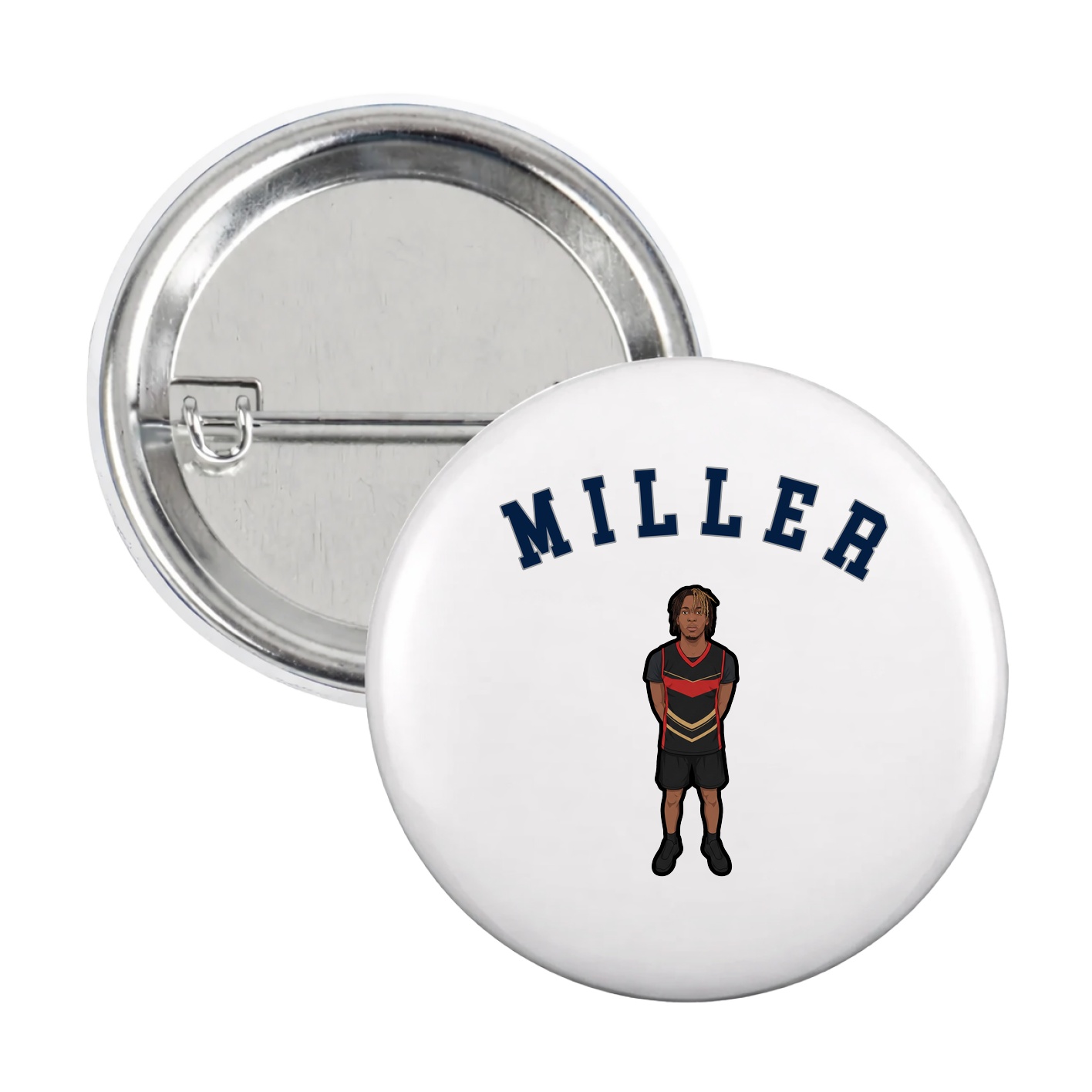 Game Day Button — Shirsey Arch in White