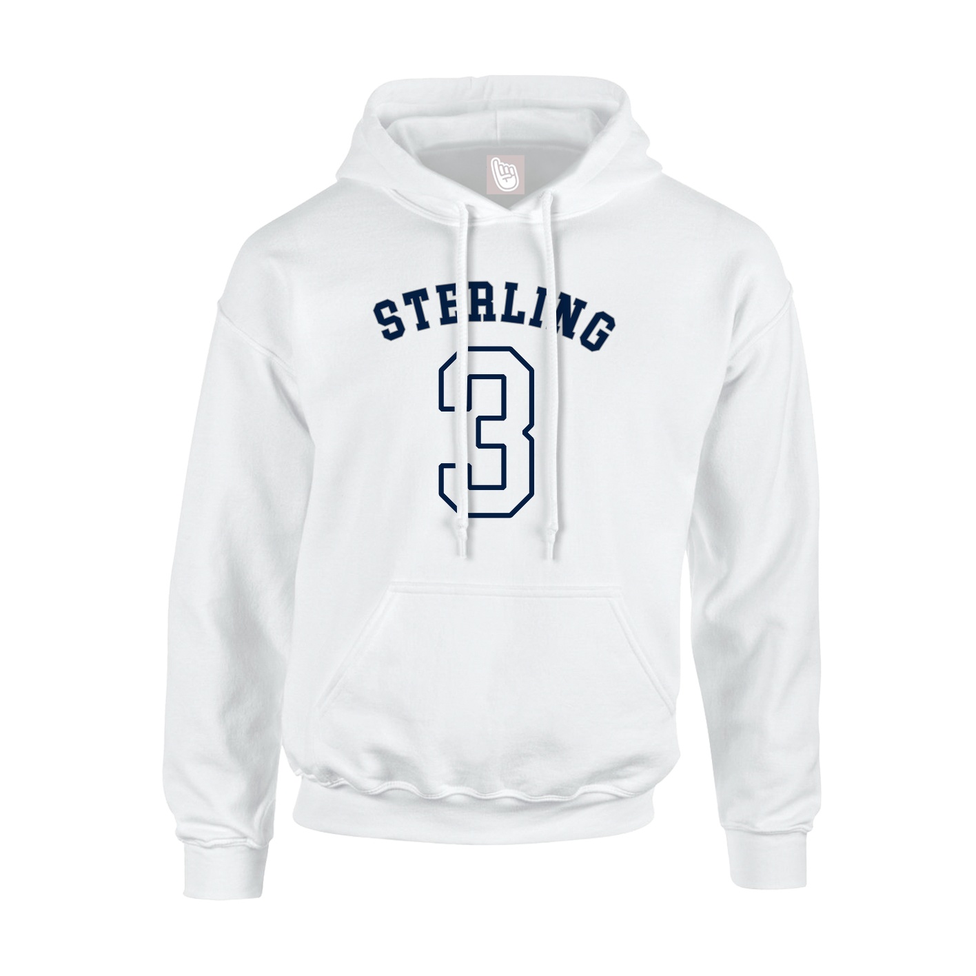 Hoodie — Shirsey Arch in White