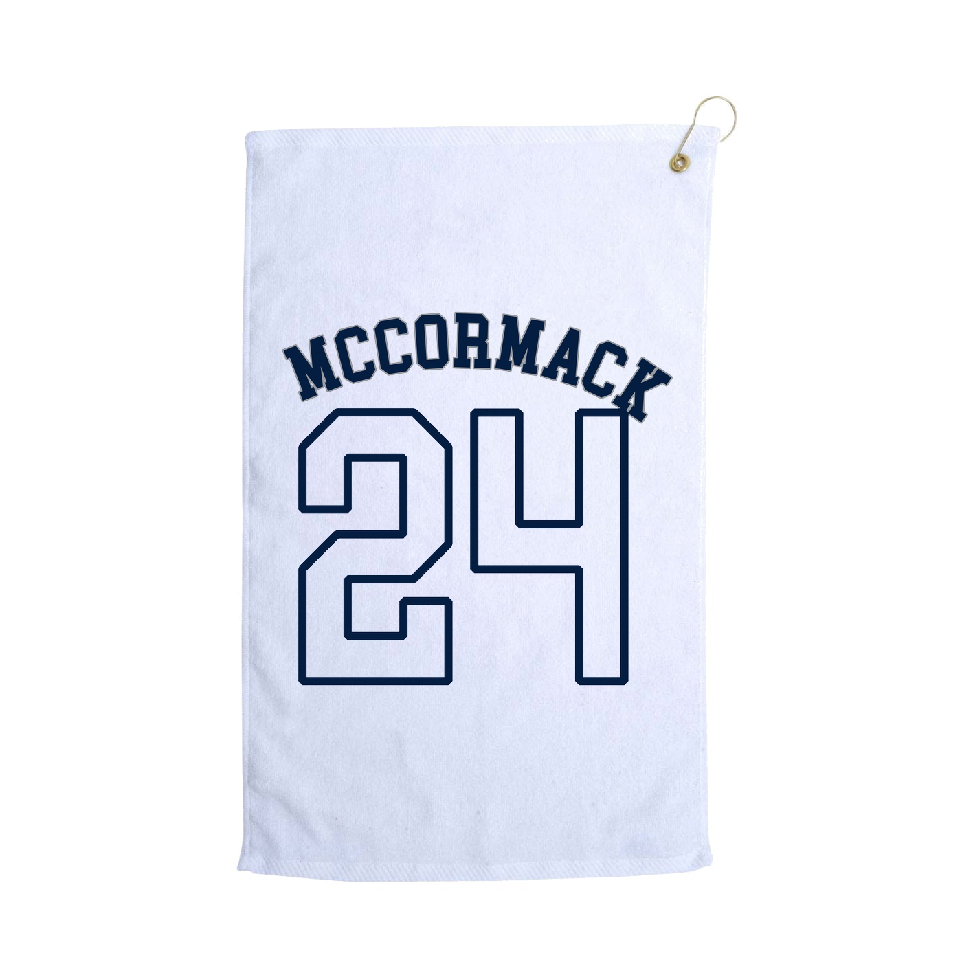 Golf Towel — Shirsey Arch in White