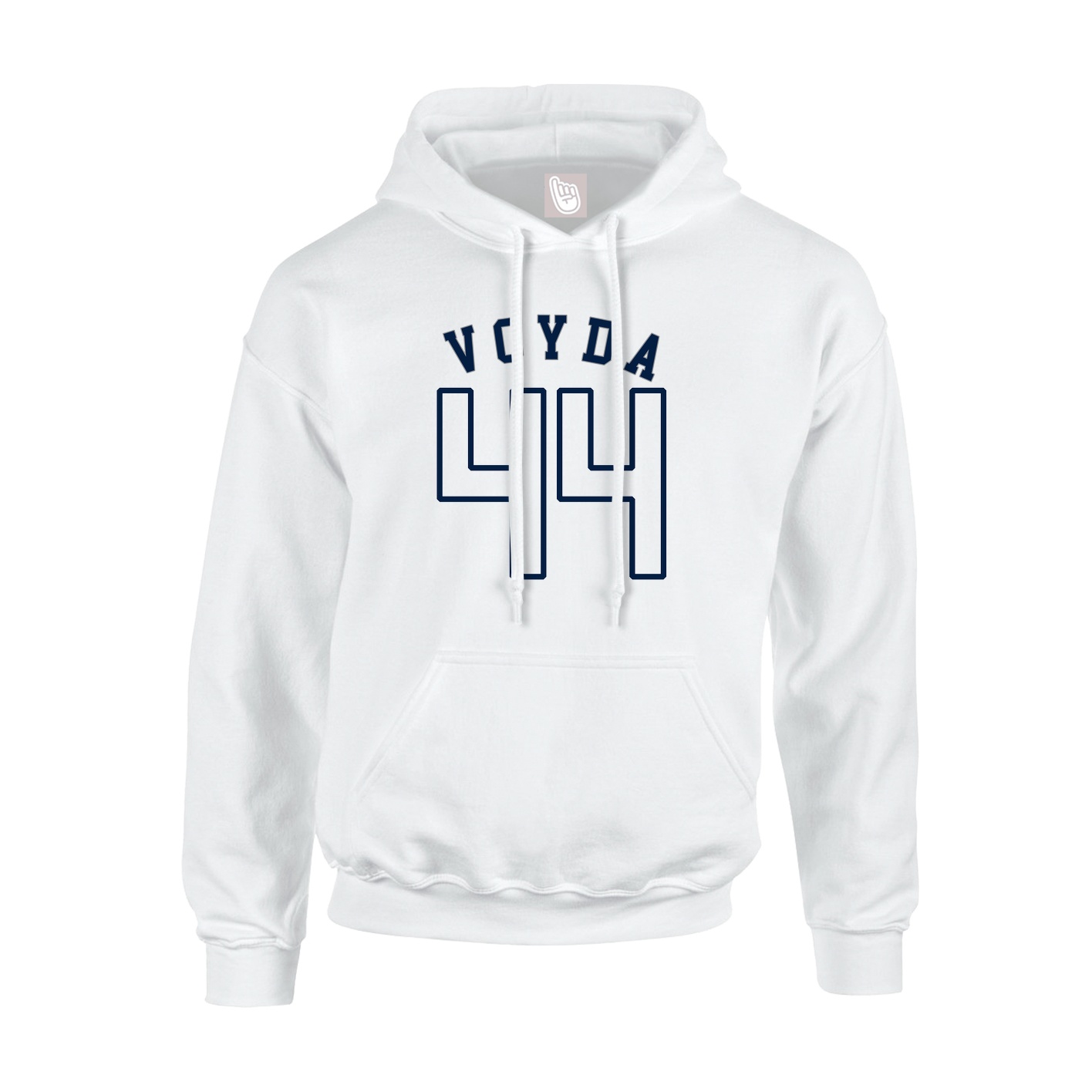Hoodie — Shirsey Arch in White