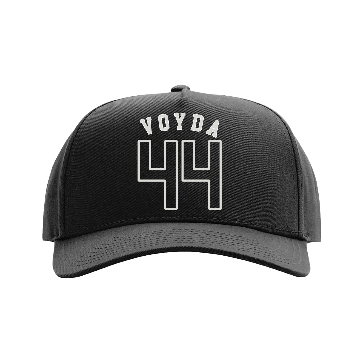 Full Fabric Five-Panel Champ Cap — Shirsey Arch in Black