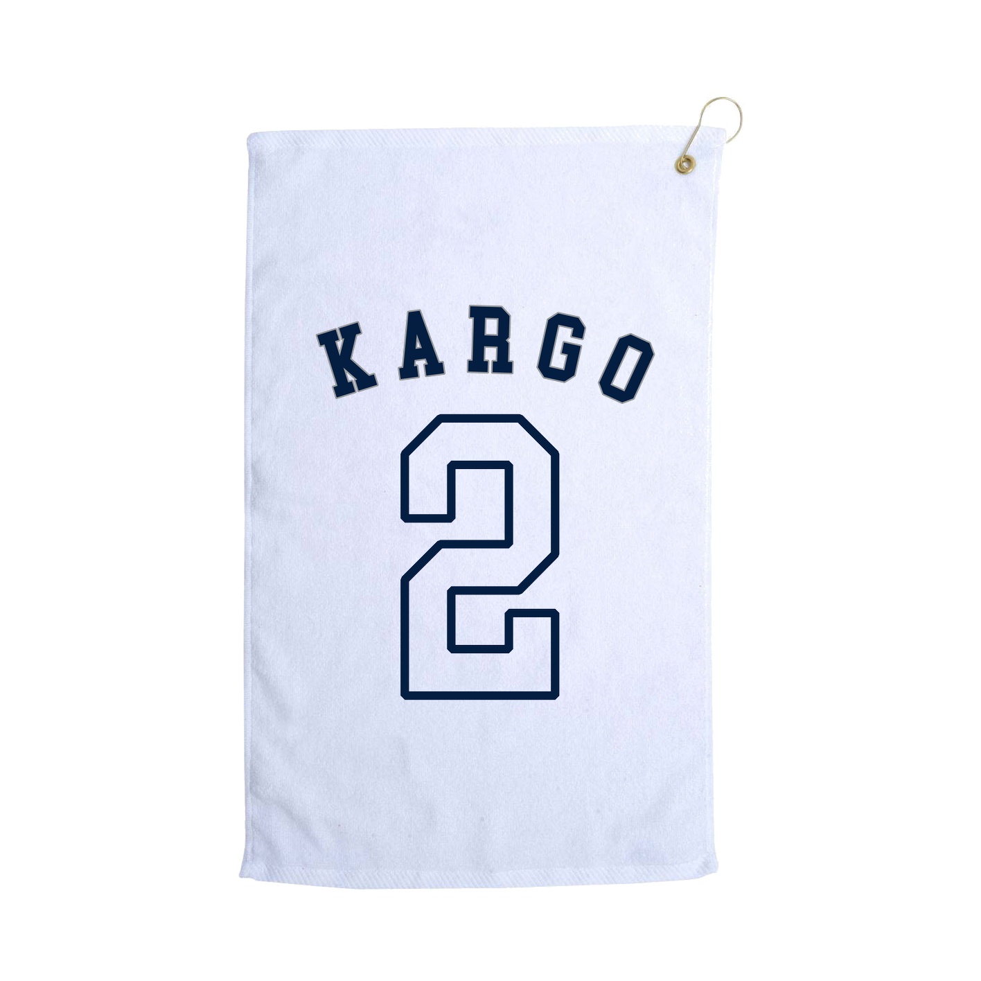 Golf Towel — Shirsey Arch in White