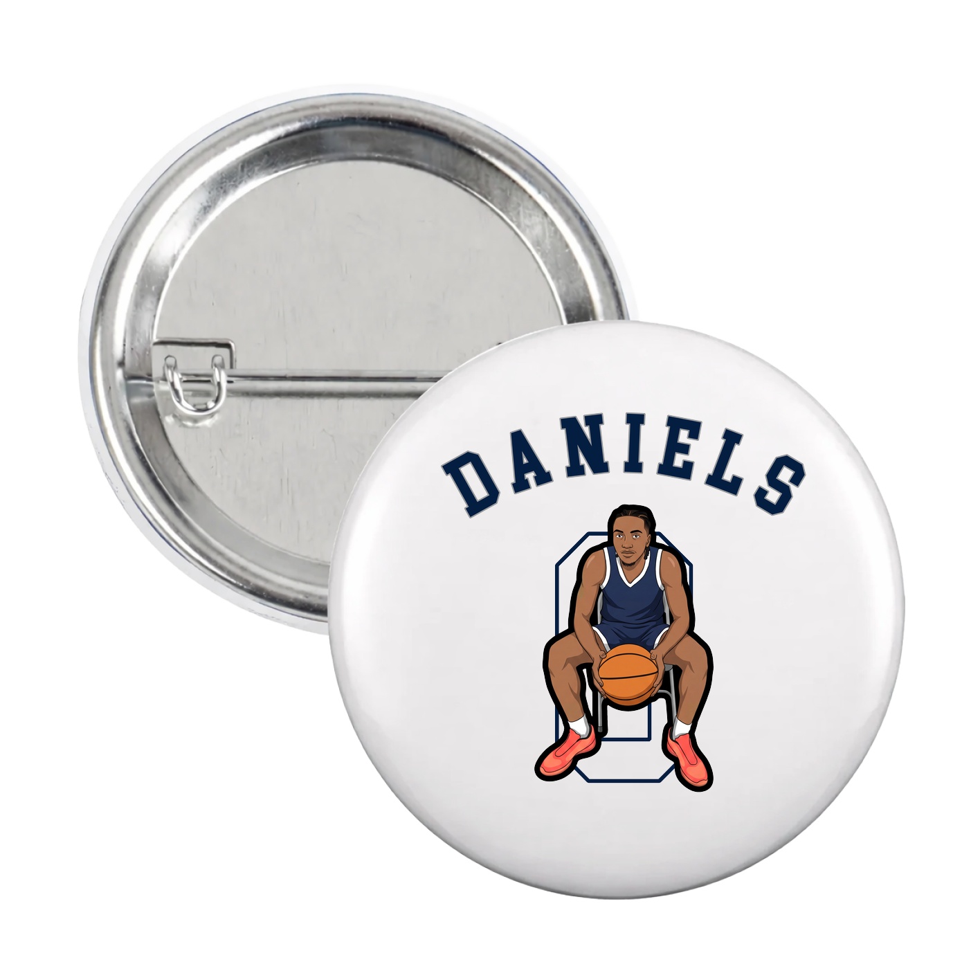 Game Day Button — Shirsey Arch in White