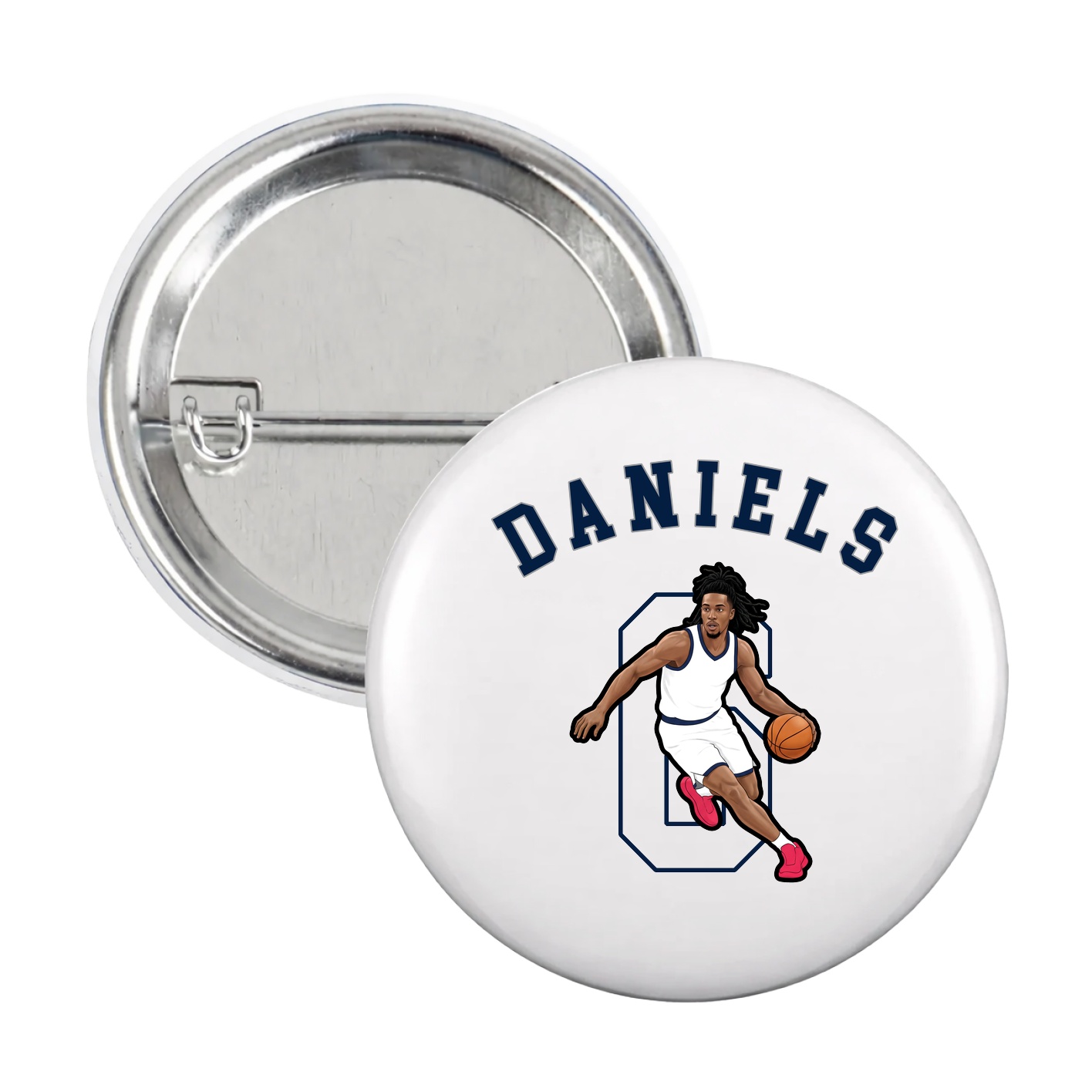 Game Day Button — Shirsey Arch in White