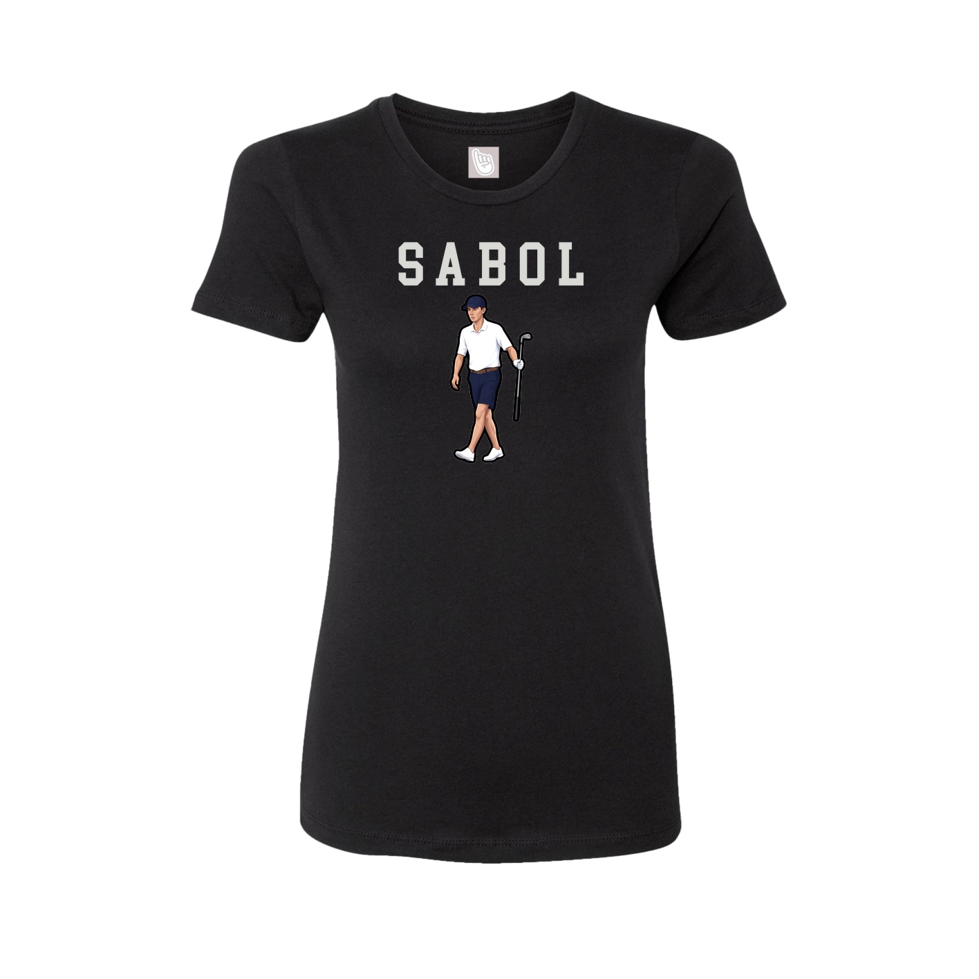 Fitted Women's Tee — Shirsey in Black