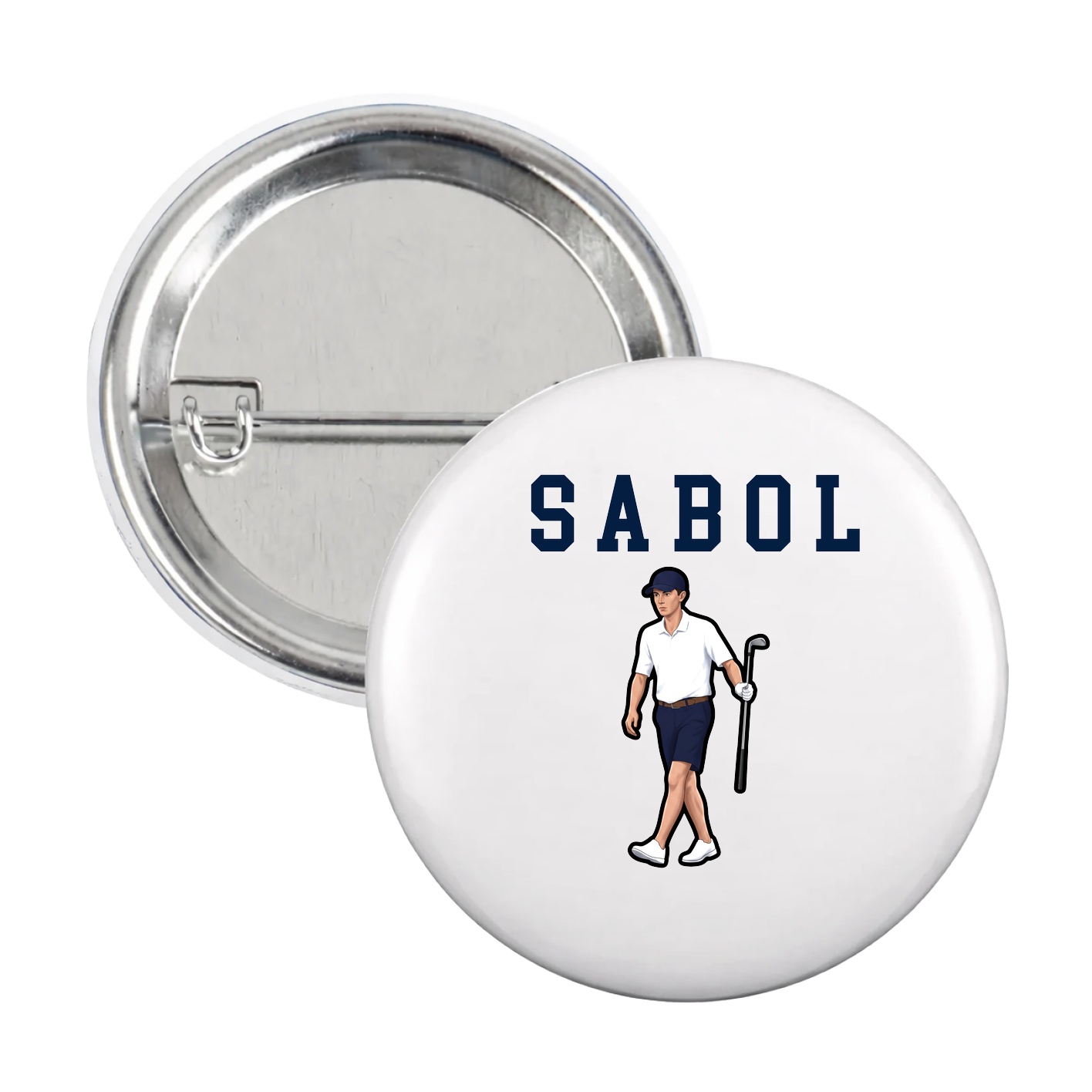 Game Day Button — Shirsey in White