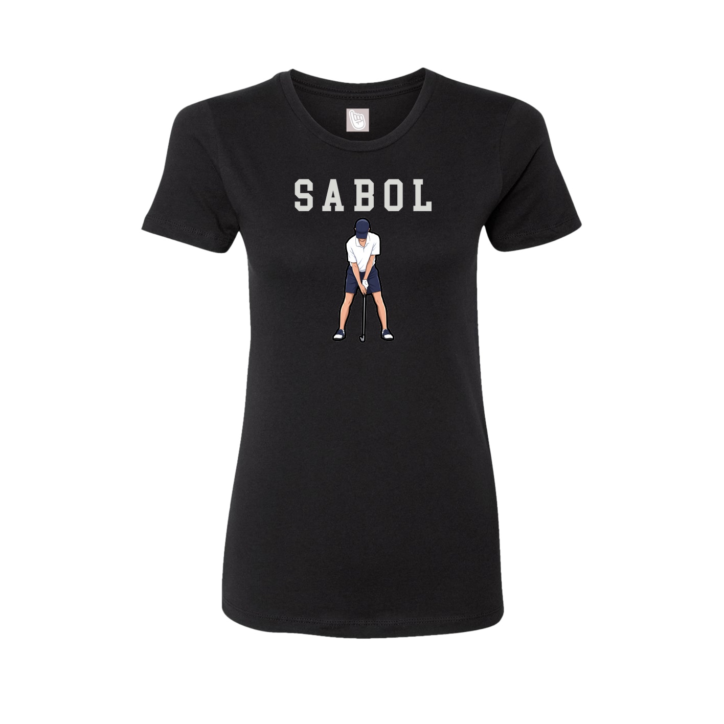 Fitted Women's Tee — Shirsey in Black