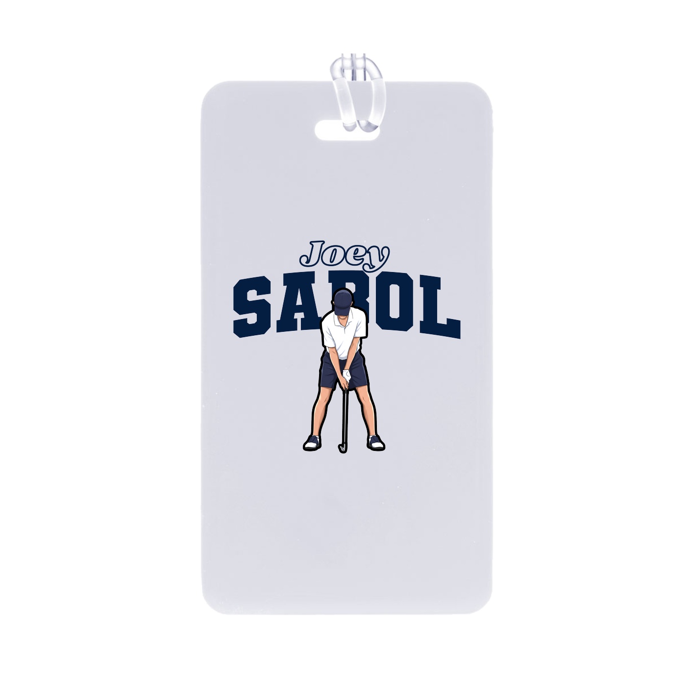 Bag Tag — Name Arch in Classic