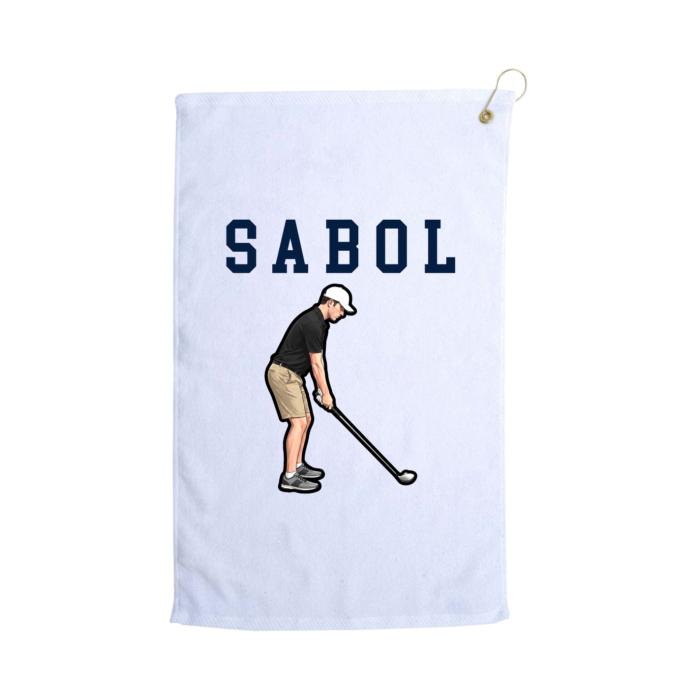 Golf Towel — Shirsey in White
