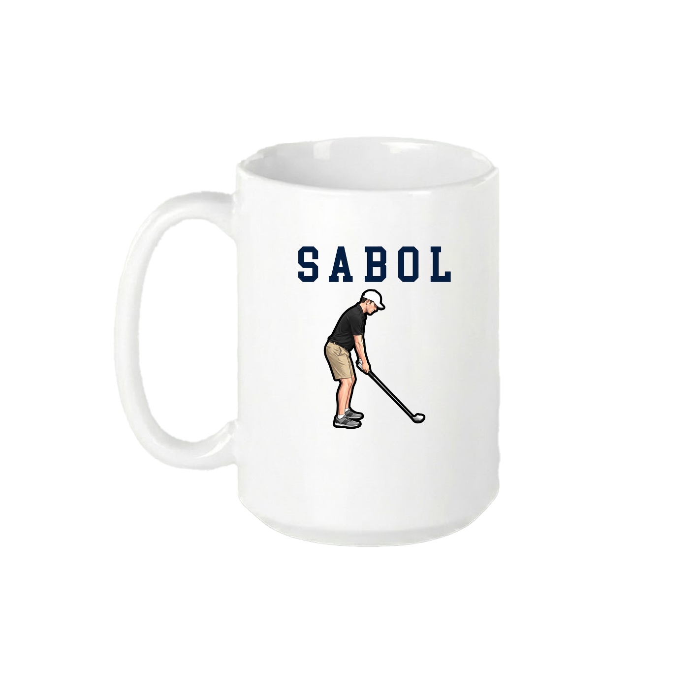 15oz Coffee Mug — Shirsey in White