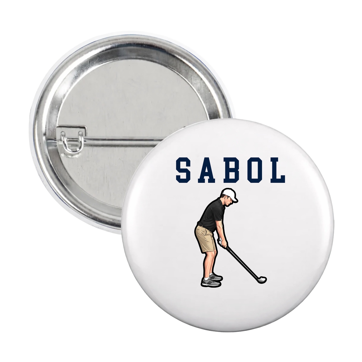 Game Day Button — Shirsey in White