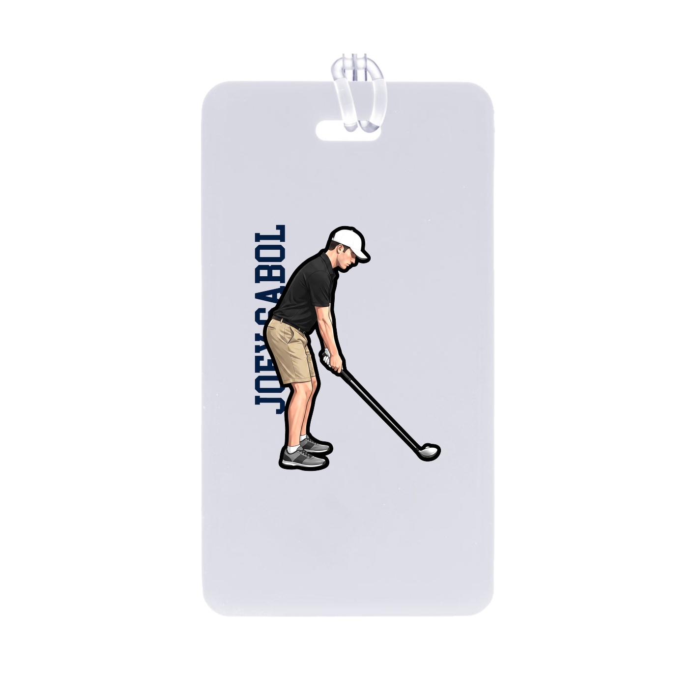Bag Tag — Name Vertical in Classic