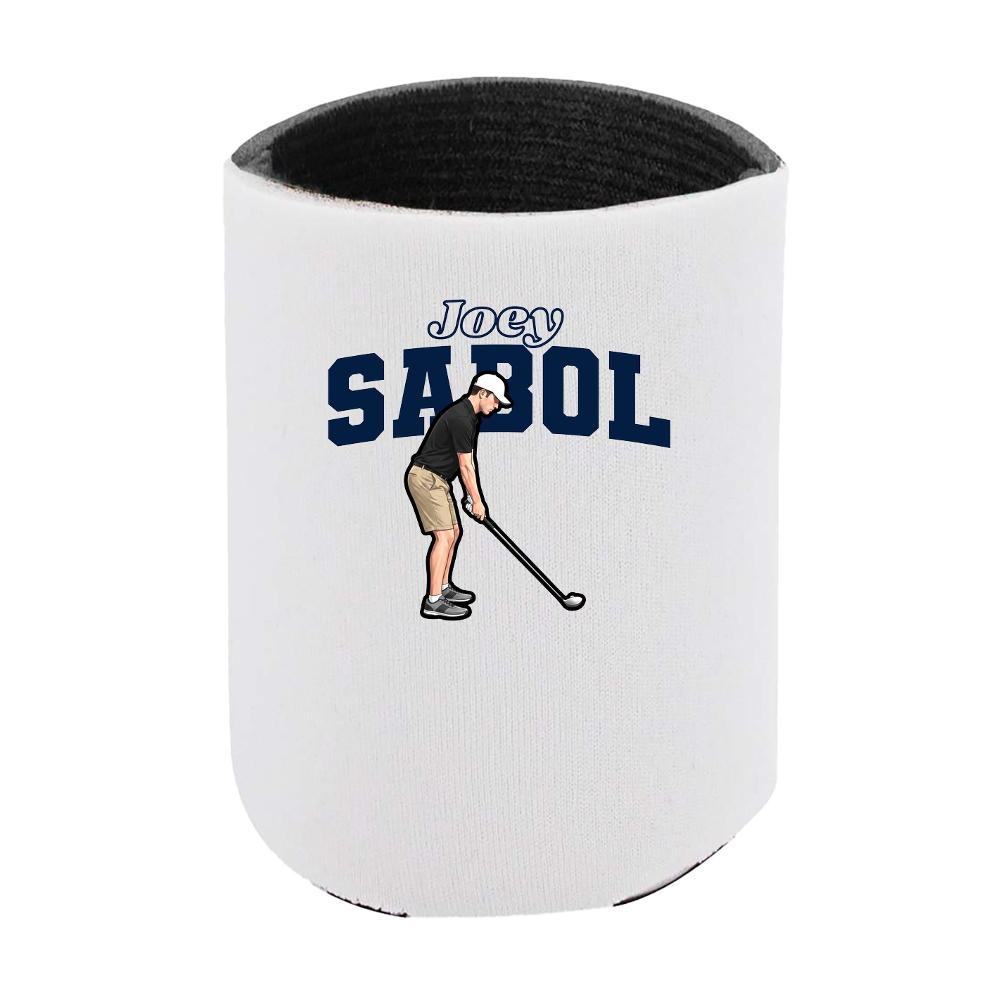 Can Holder — Name Arch in White