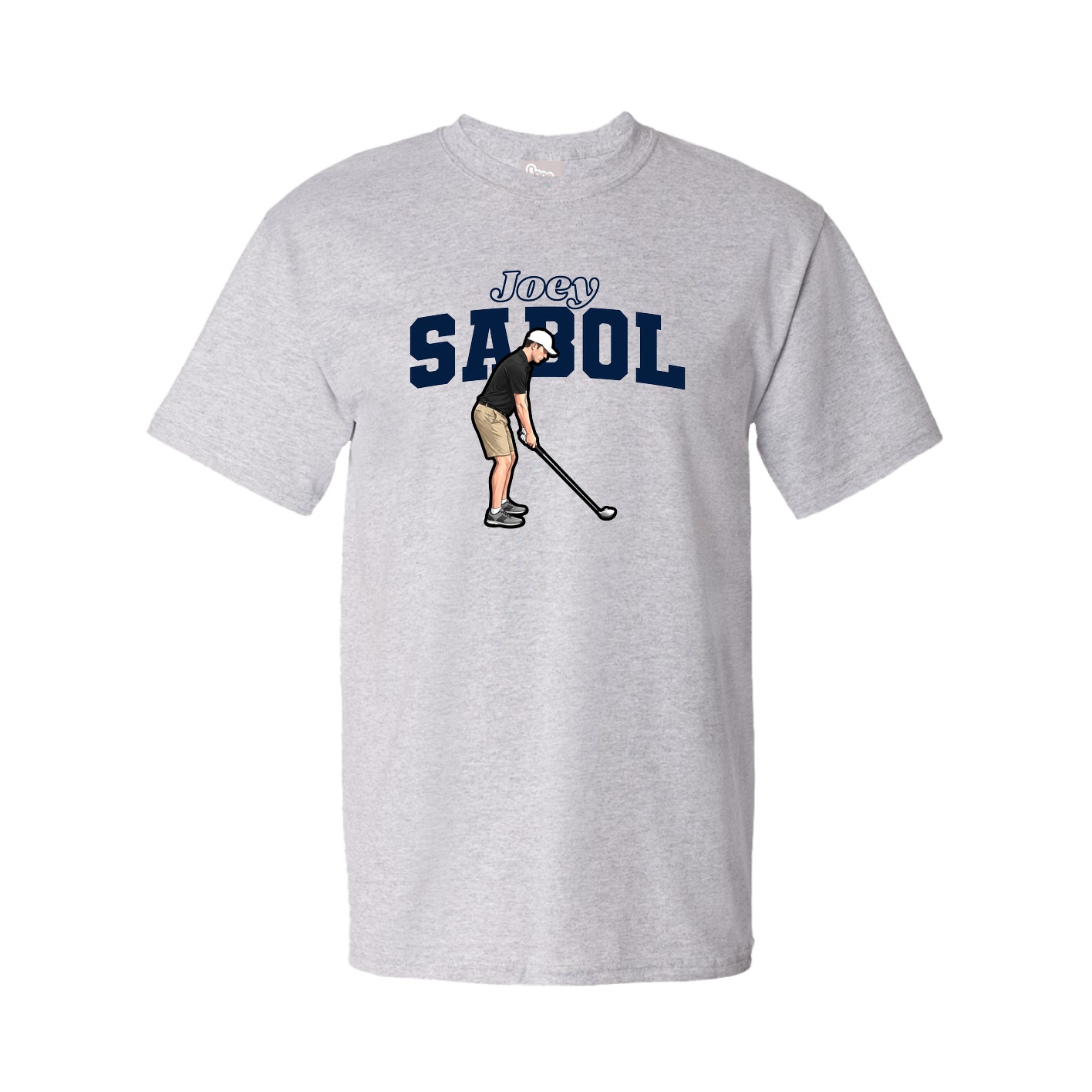 Tee — Name Arch in Grey