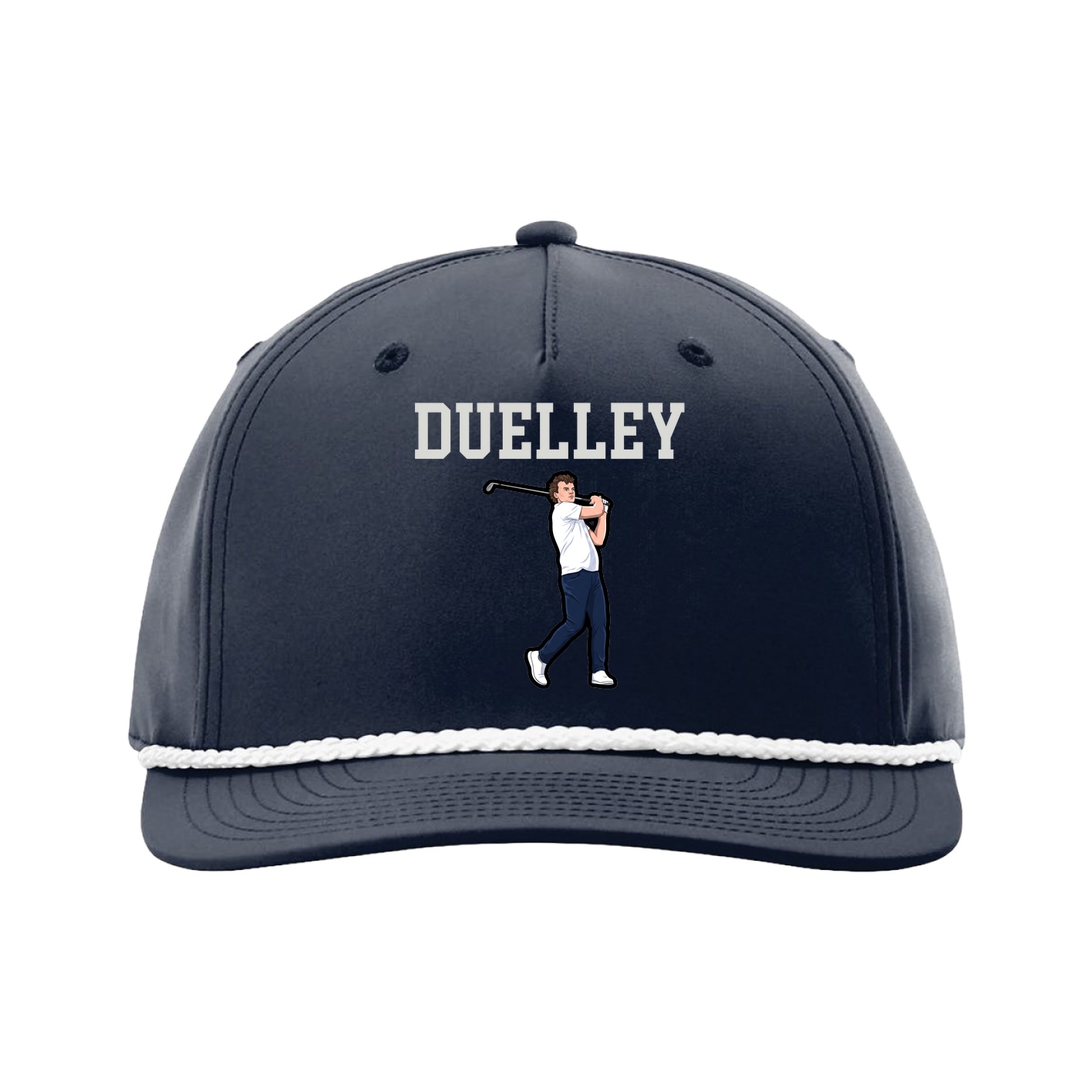 Five-Panel Classic Rope Cap — Shirsey in Navy