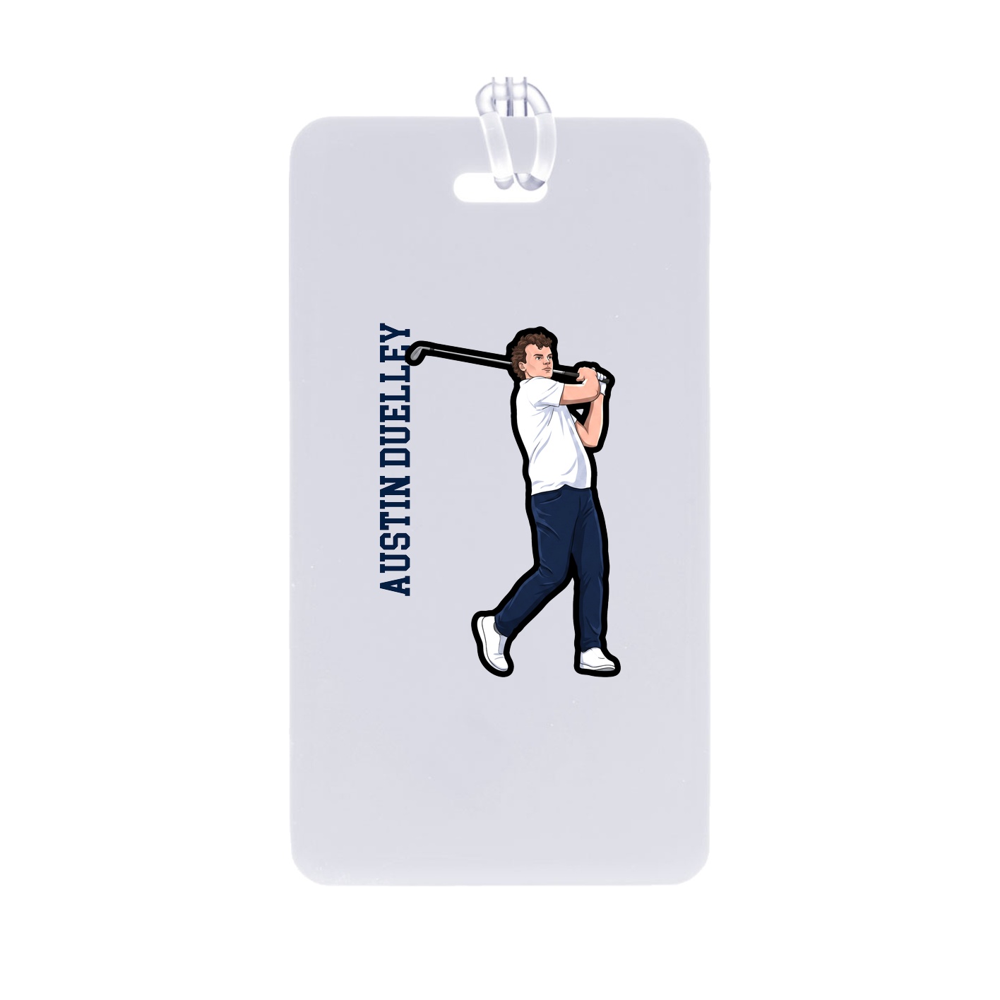 Bag Tag — Name Vertical in Classic