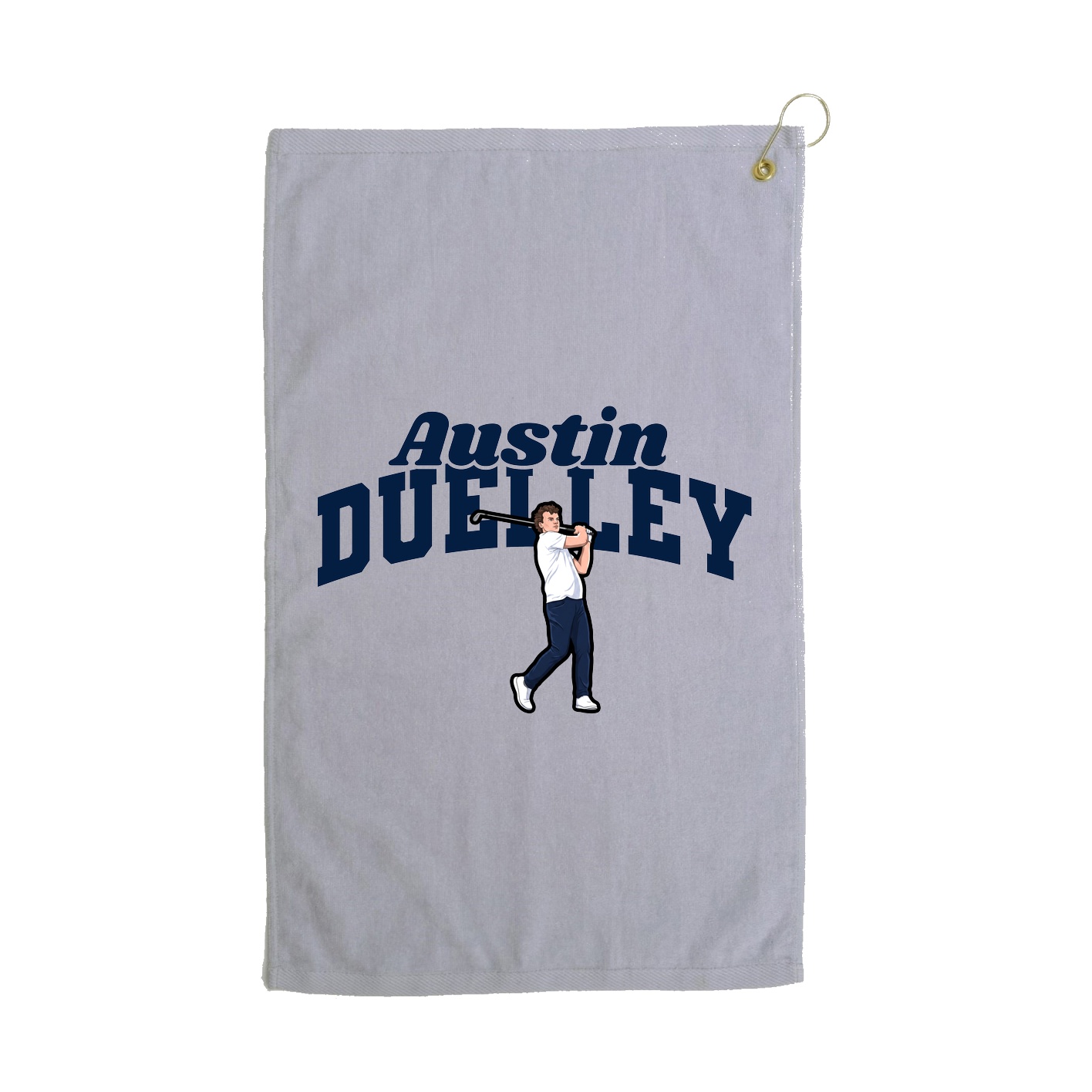 Golf Towel — Signature Arch in Grey