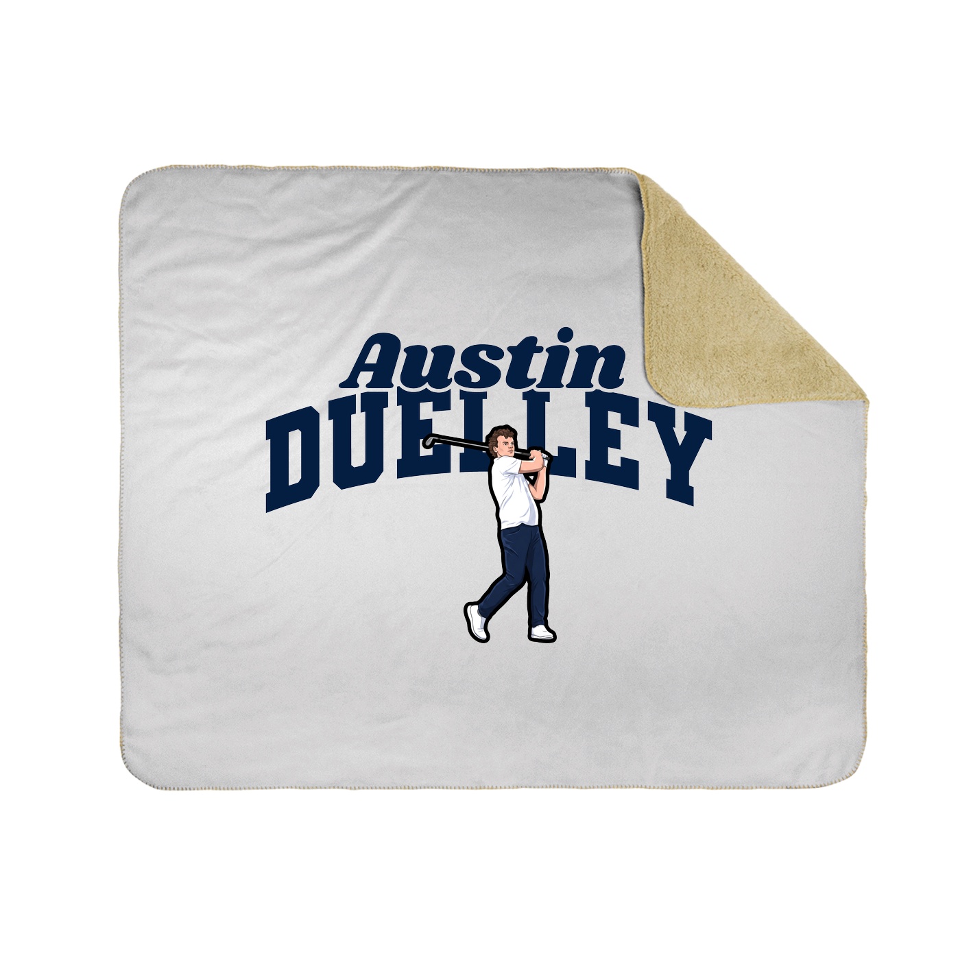 Throw Blanket — Signature Arch in White