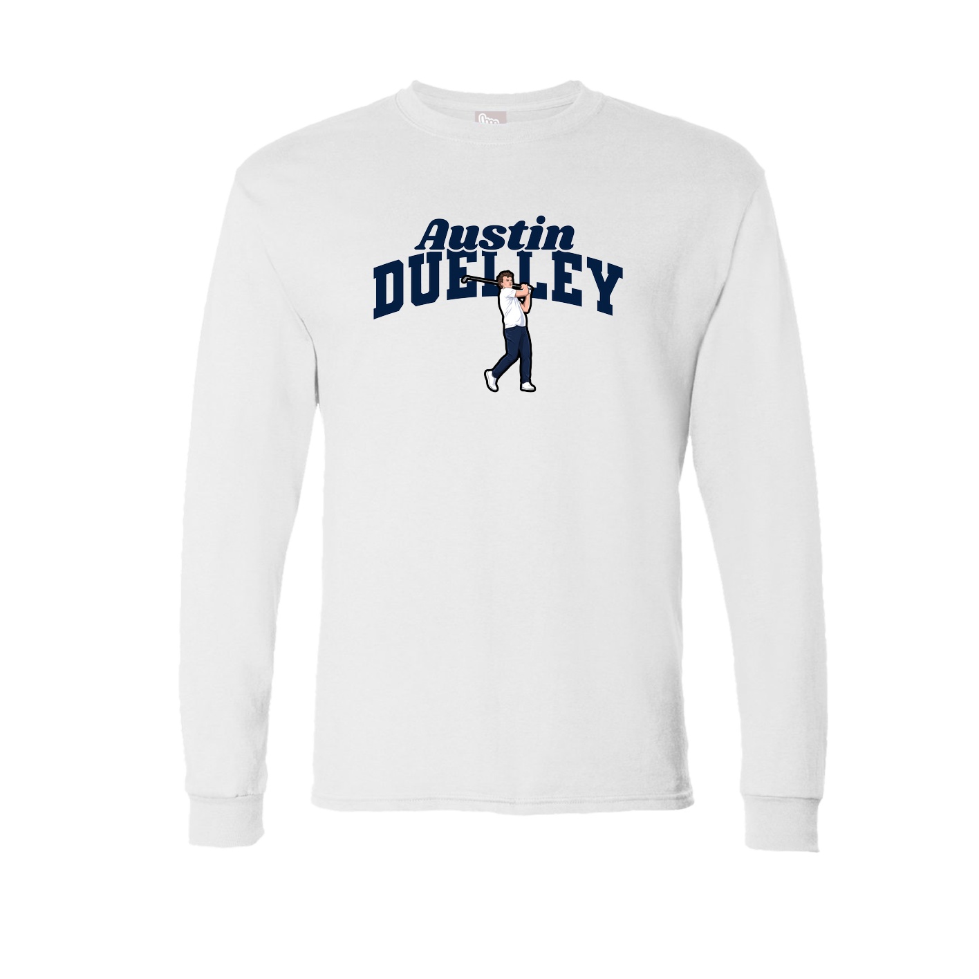 Long Sleeve Tee — Signature Arch in White