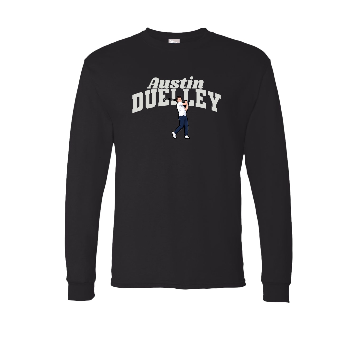 Long Sleeve Tee — Signature Arch in Black