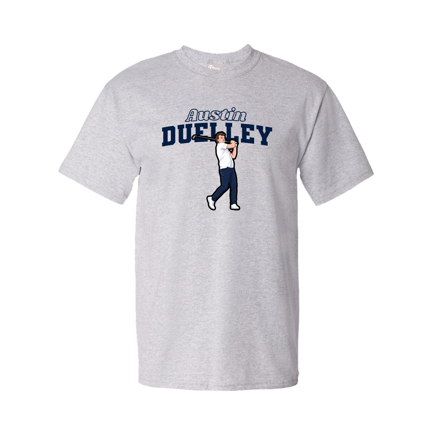 Tee — Name Arch in Grey