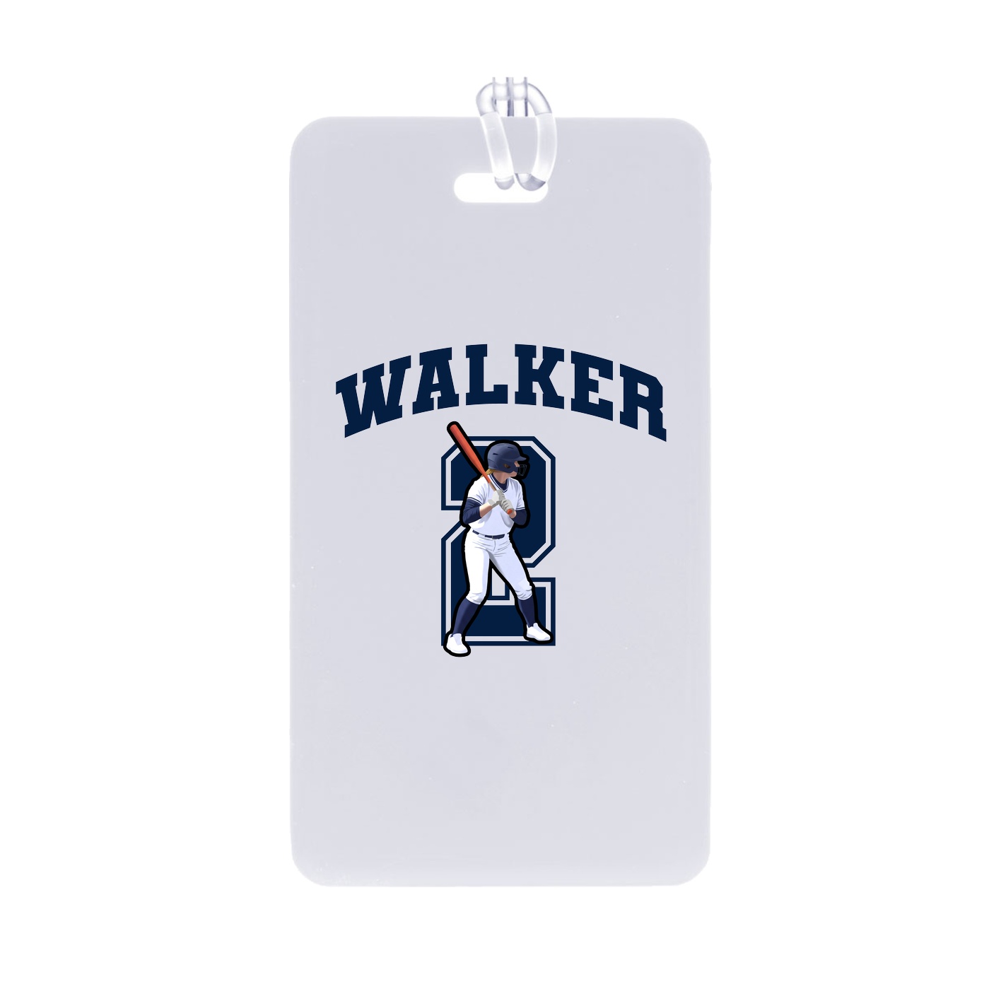 Bag Tag — Number in Classic