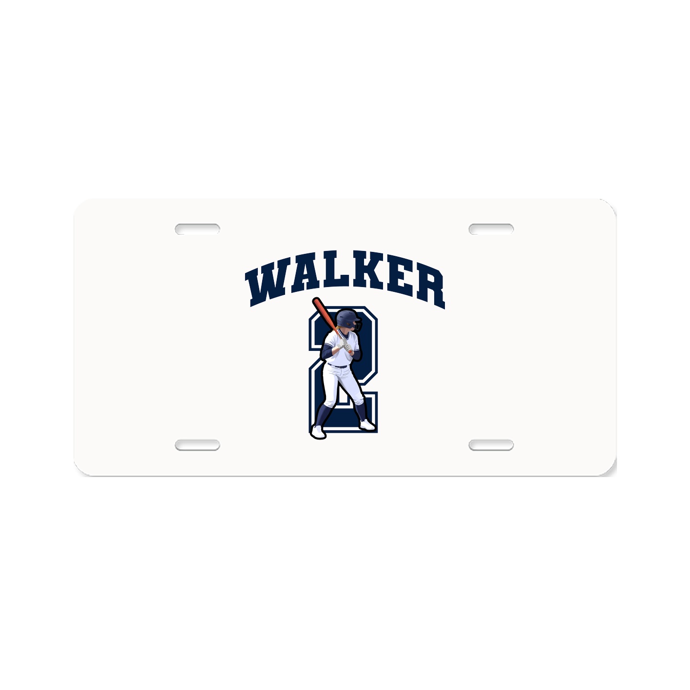 License Plate — Number in Classic