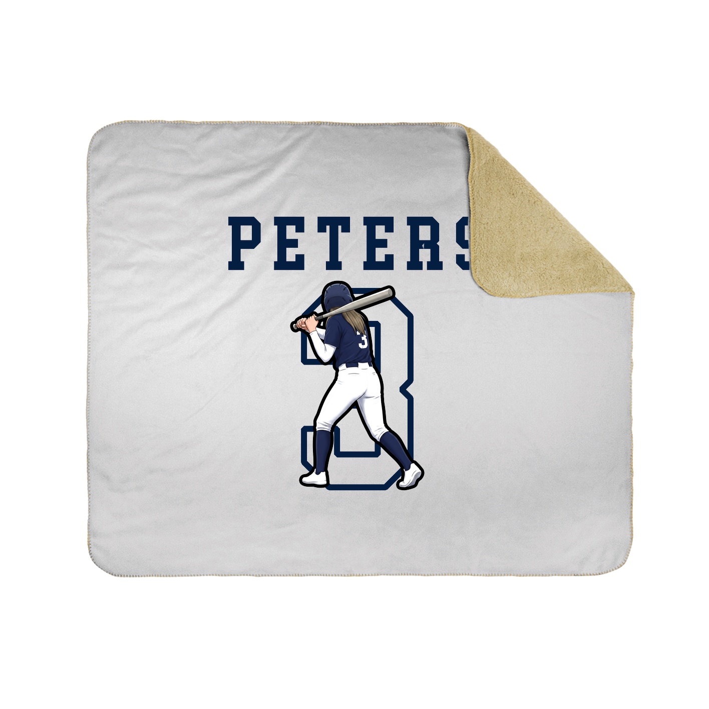 Throw Blanket — Shirsey in White