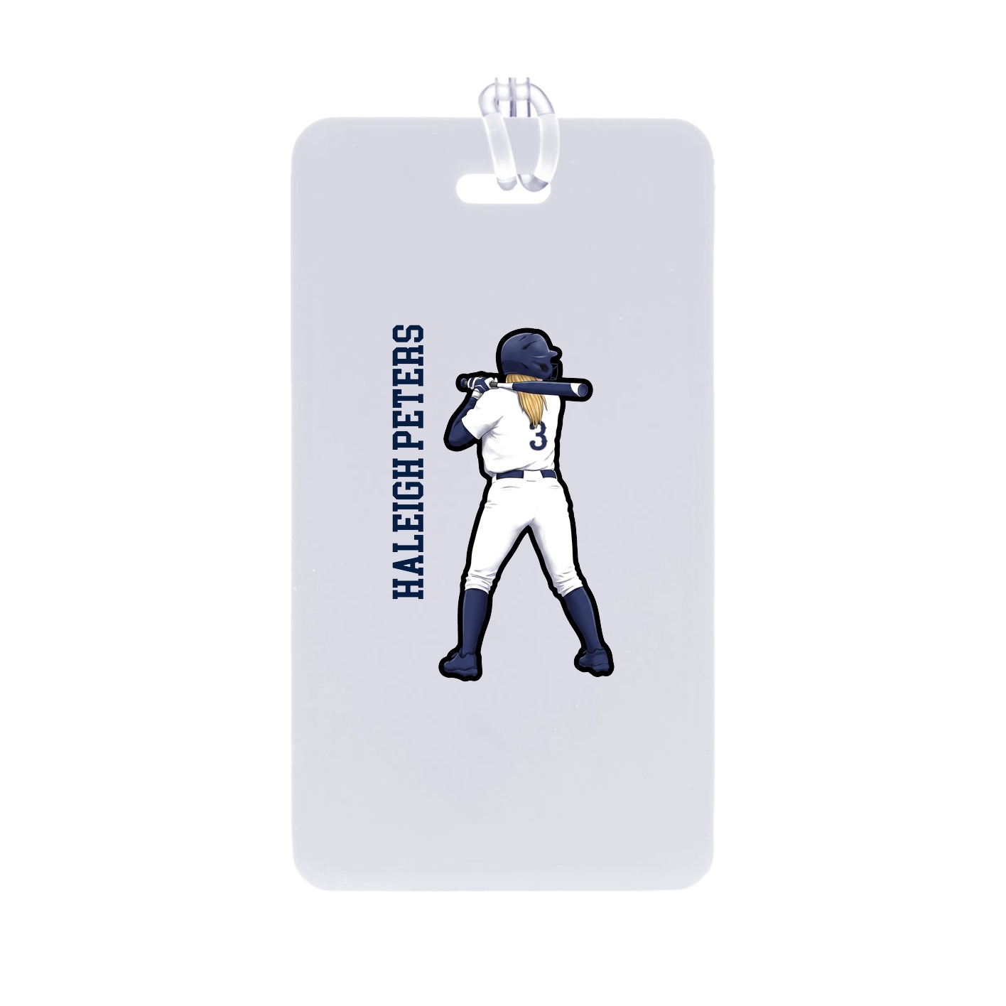 Bag Tag — Name Vertical in Classic