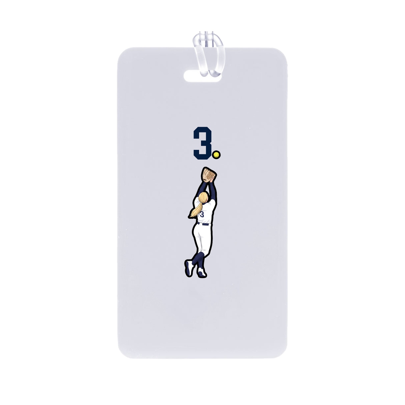 Bag Tag — Number Top in Classic