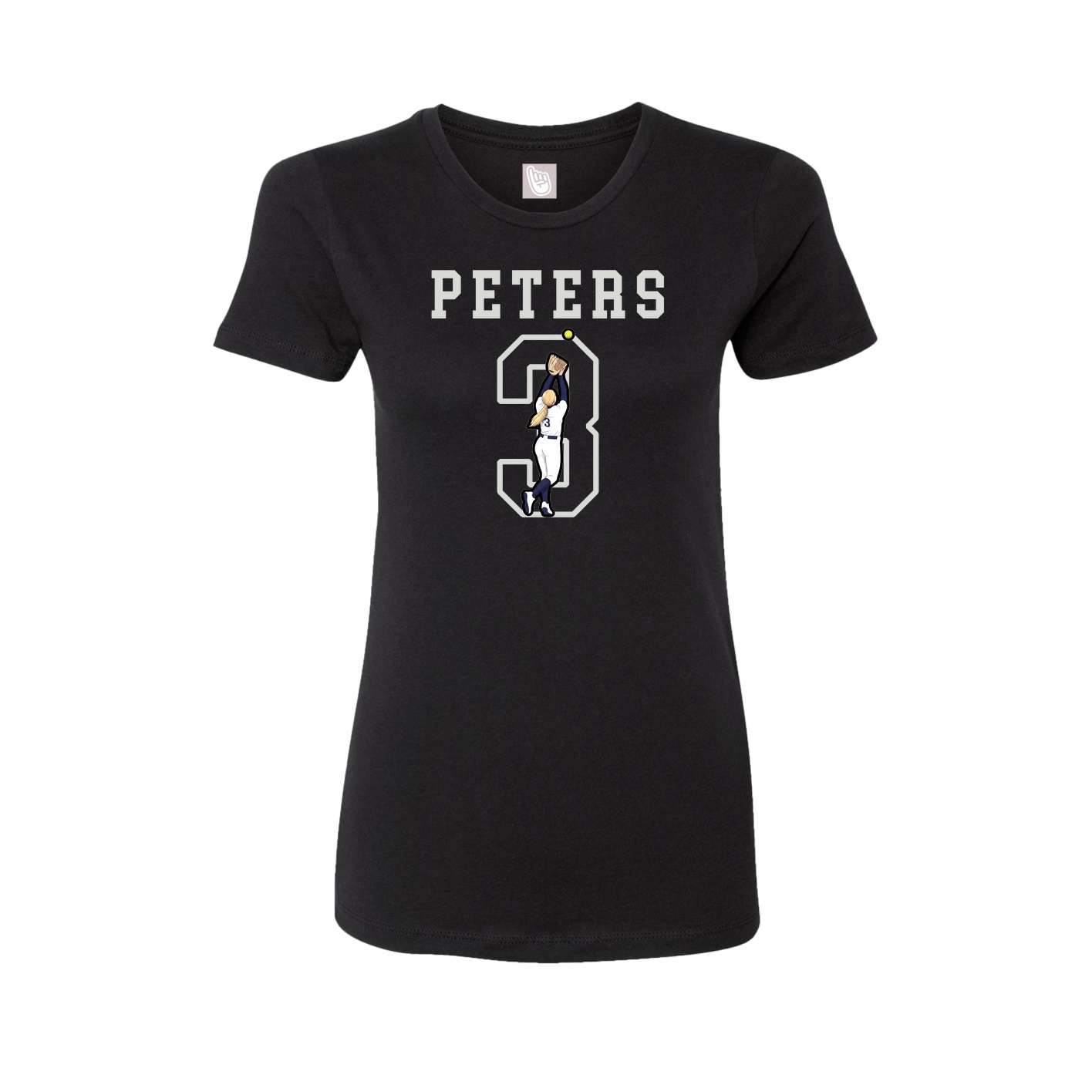 Fitted Women's Tee — Shirsey in Black