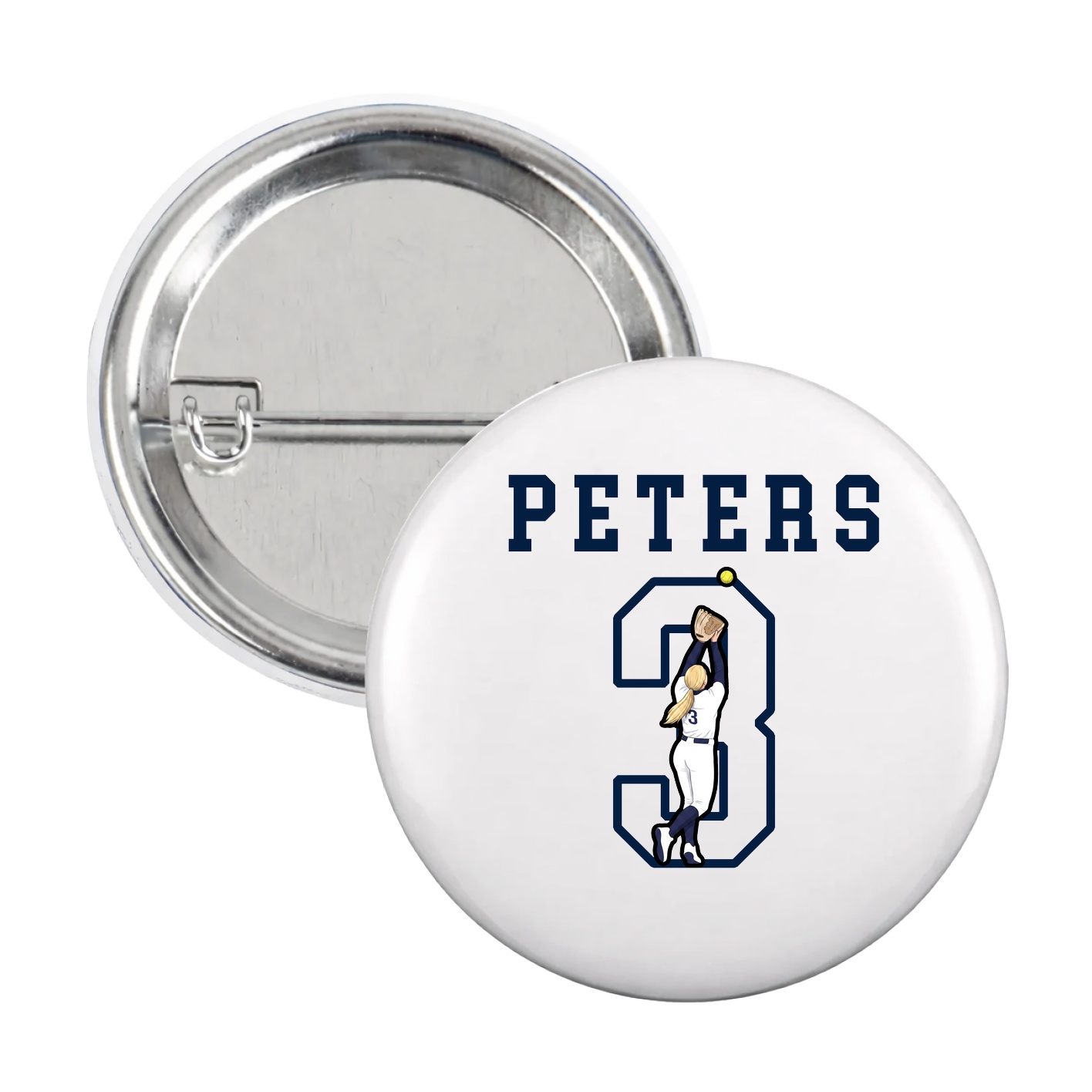 Game Day Button — Shirsey in White