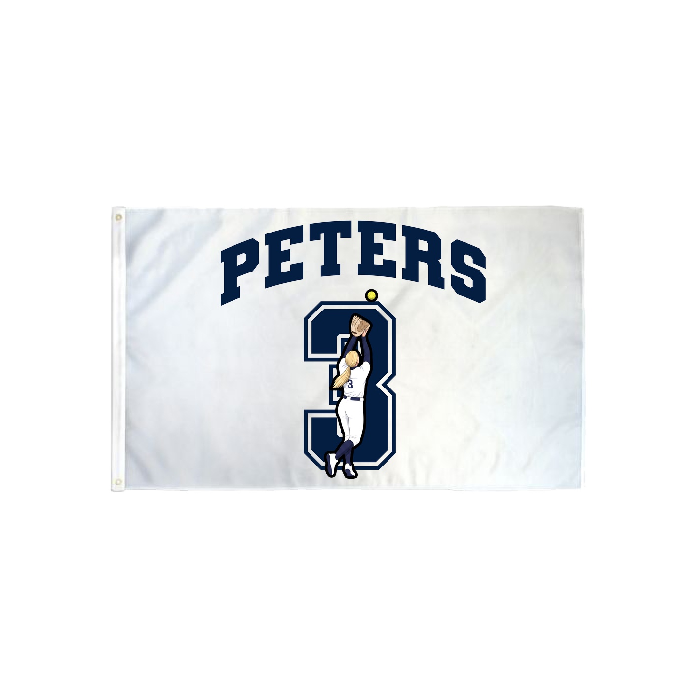 3x5 Flag — Number in Classic