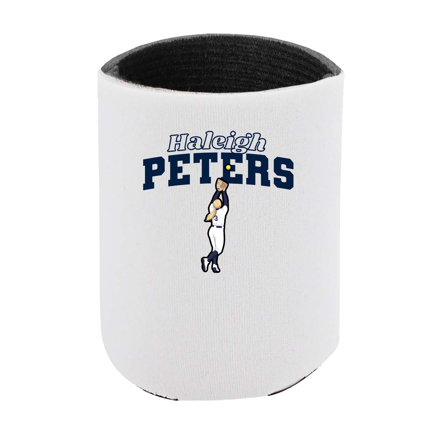 Can Holder — Name Arch in White
