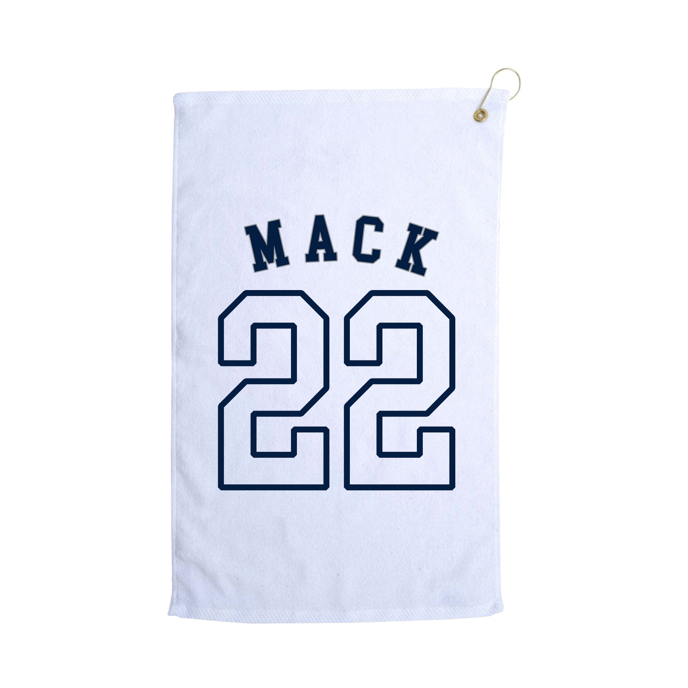Golf Towel — Shirsey Arch in White
