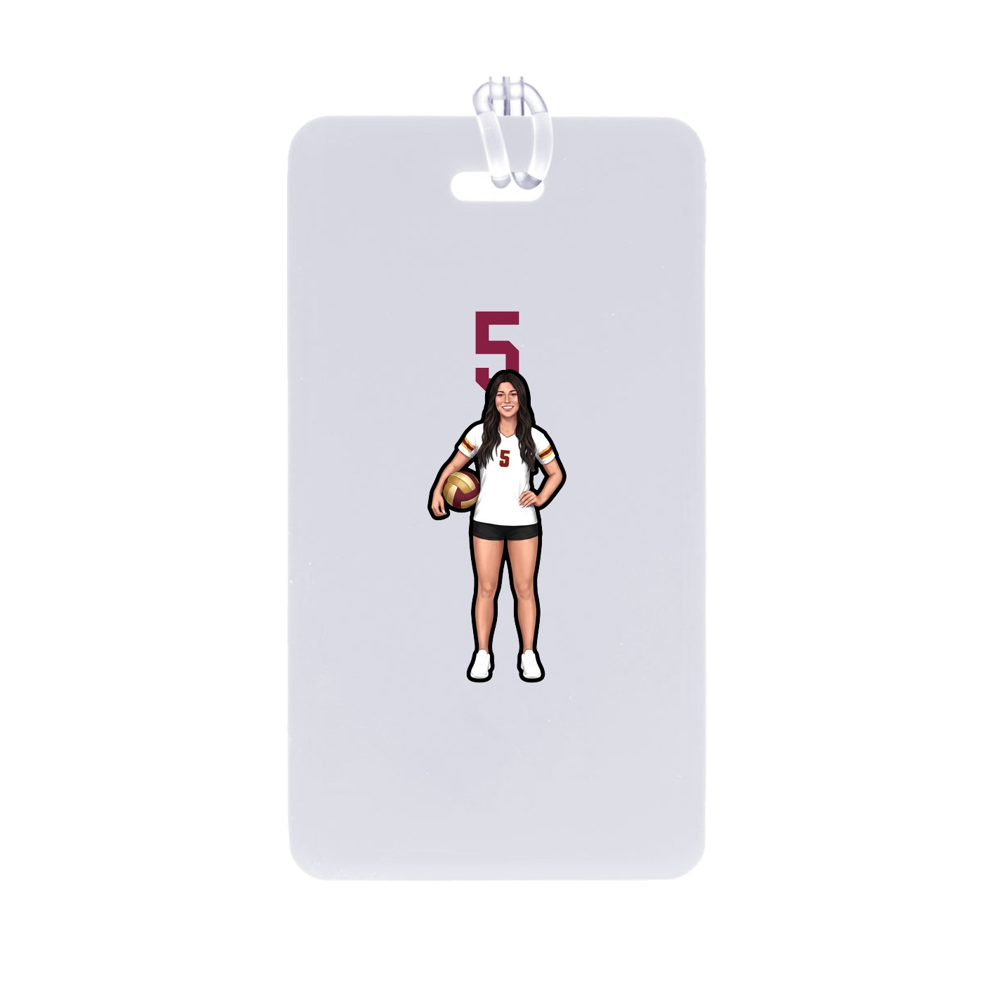 Bag Tag — Number Top in Classic