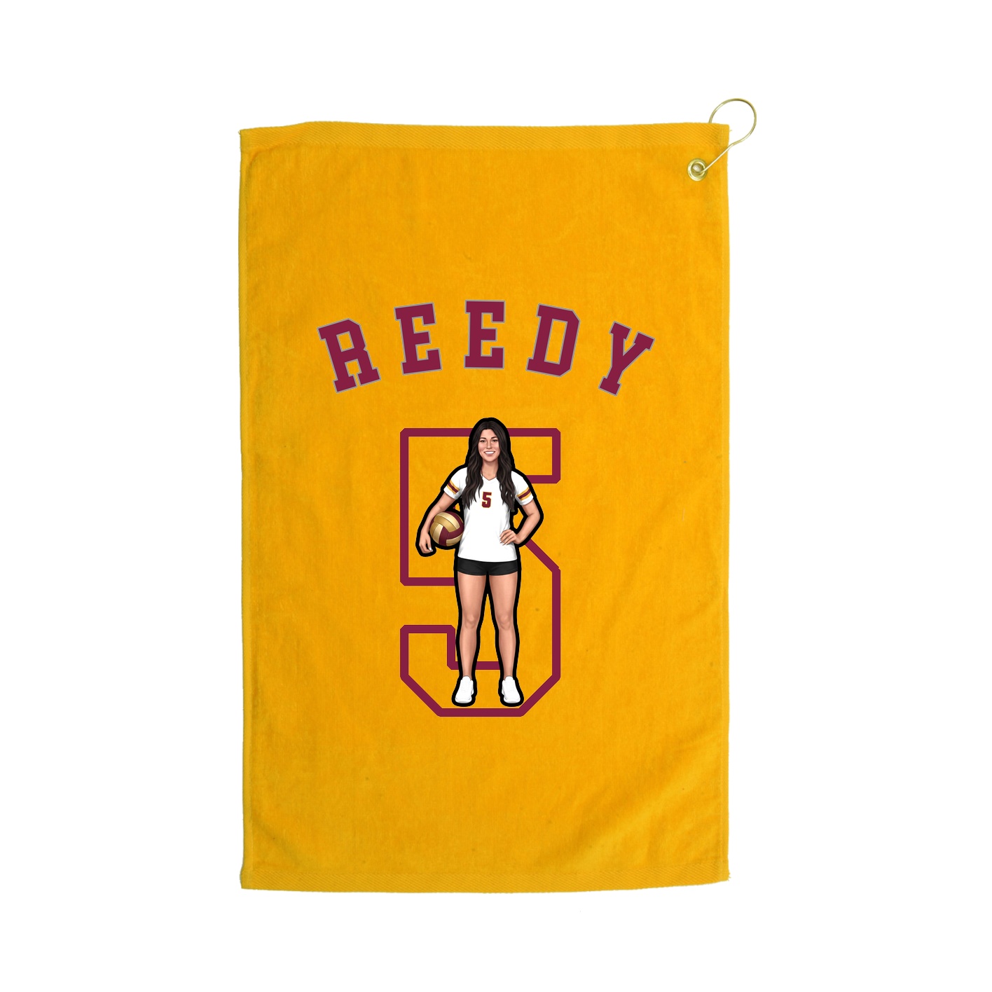 Golf Towel — Shirsey Arch in Gold