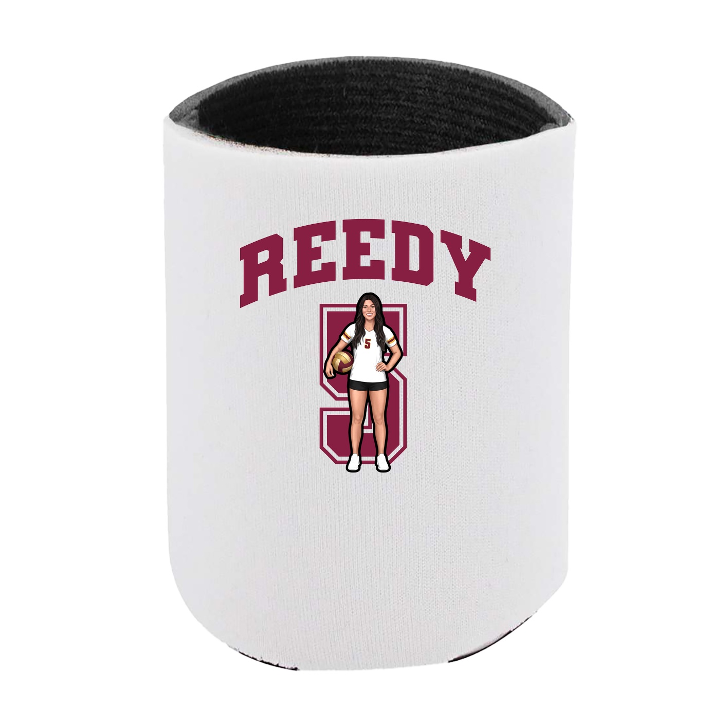 Can Holder — Number in White