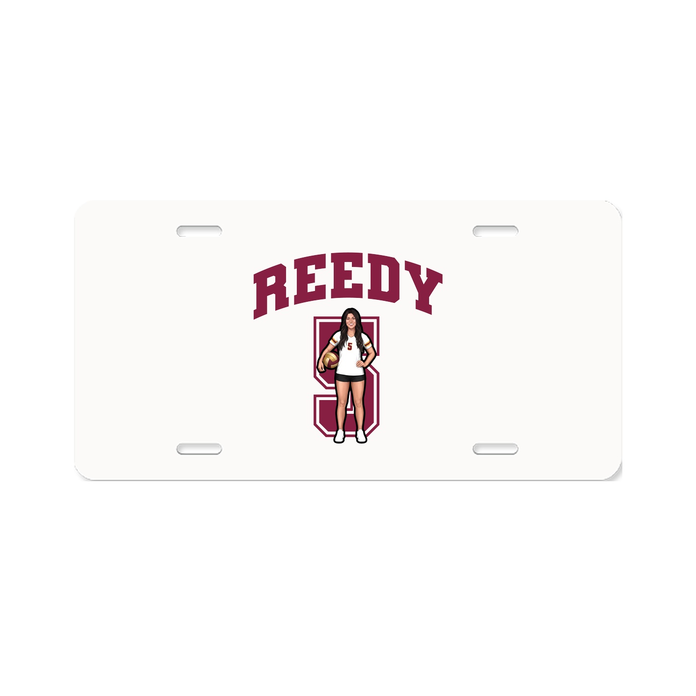 License Plate — Number in Classic