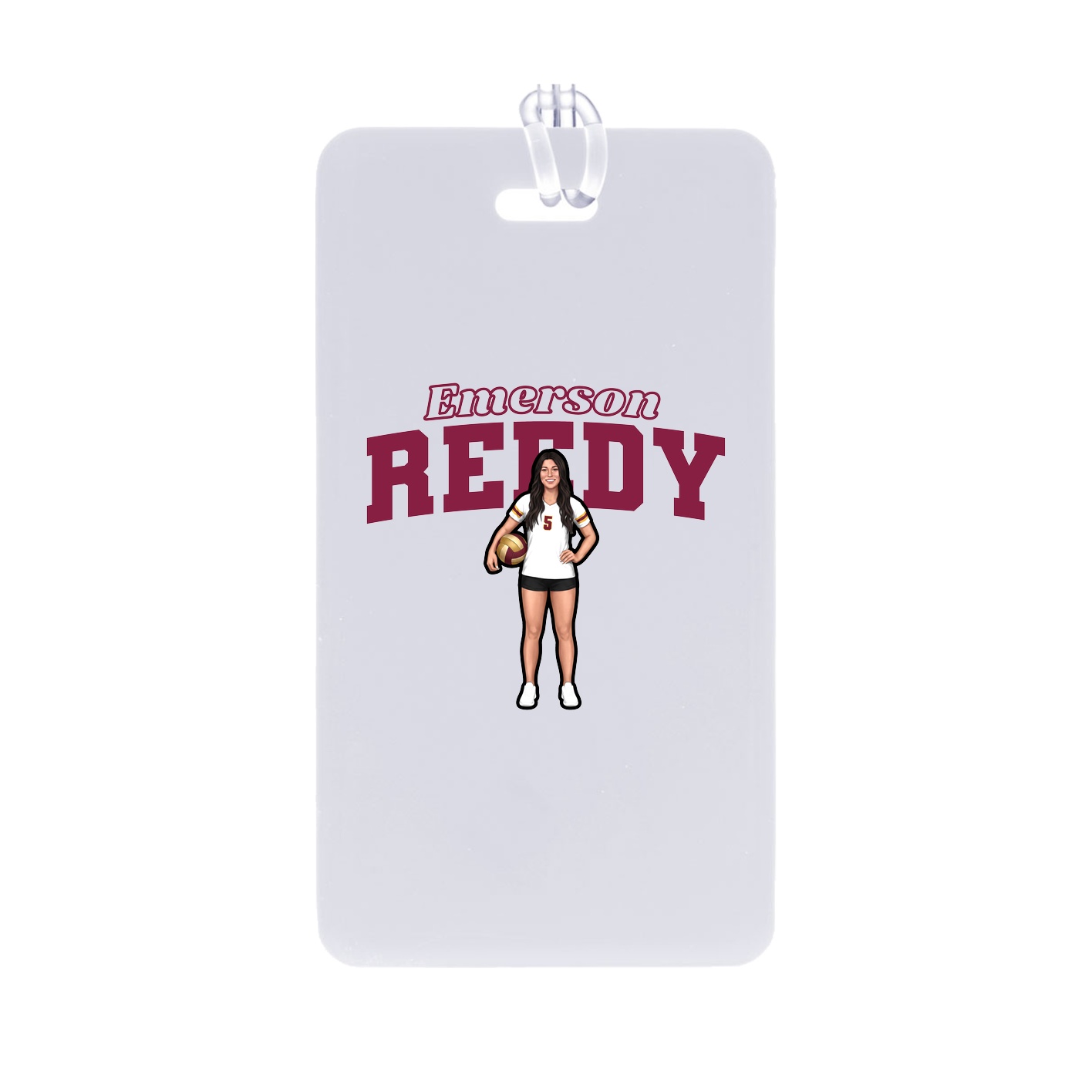 Bag Tag — Name Arch in Classic
