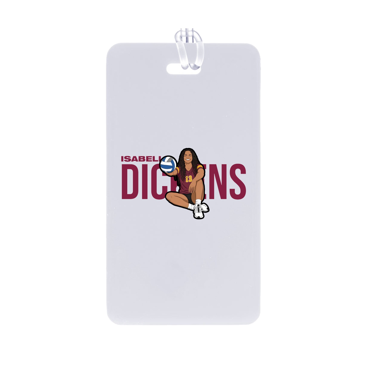 Bag Tag — Player Name in Classic