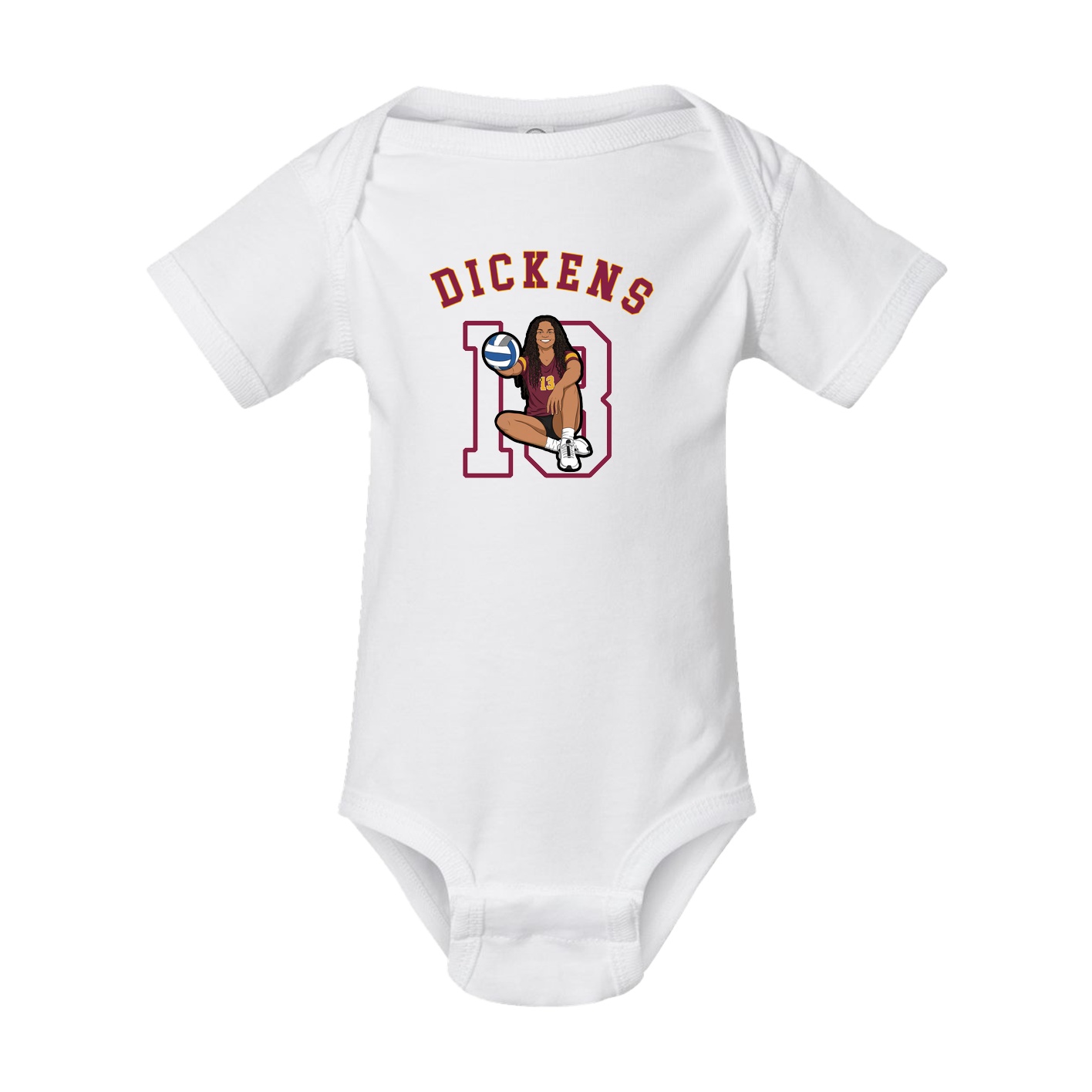 Baby Onesie — Shirsey Arch in White