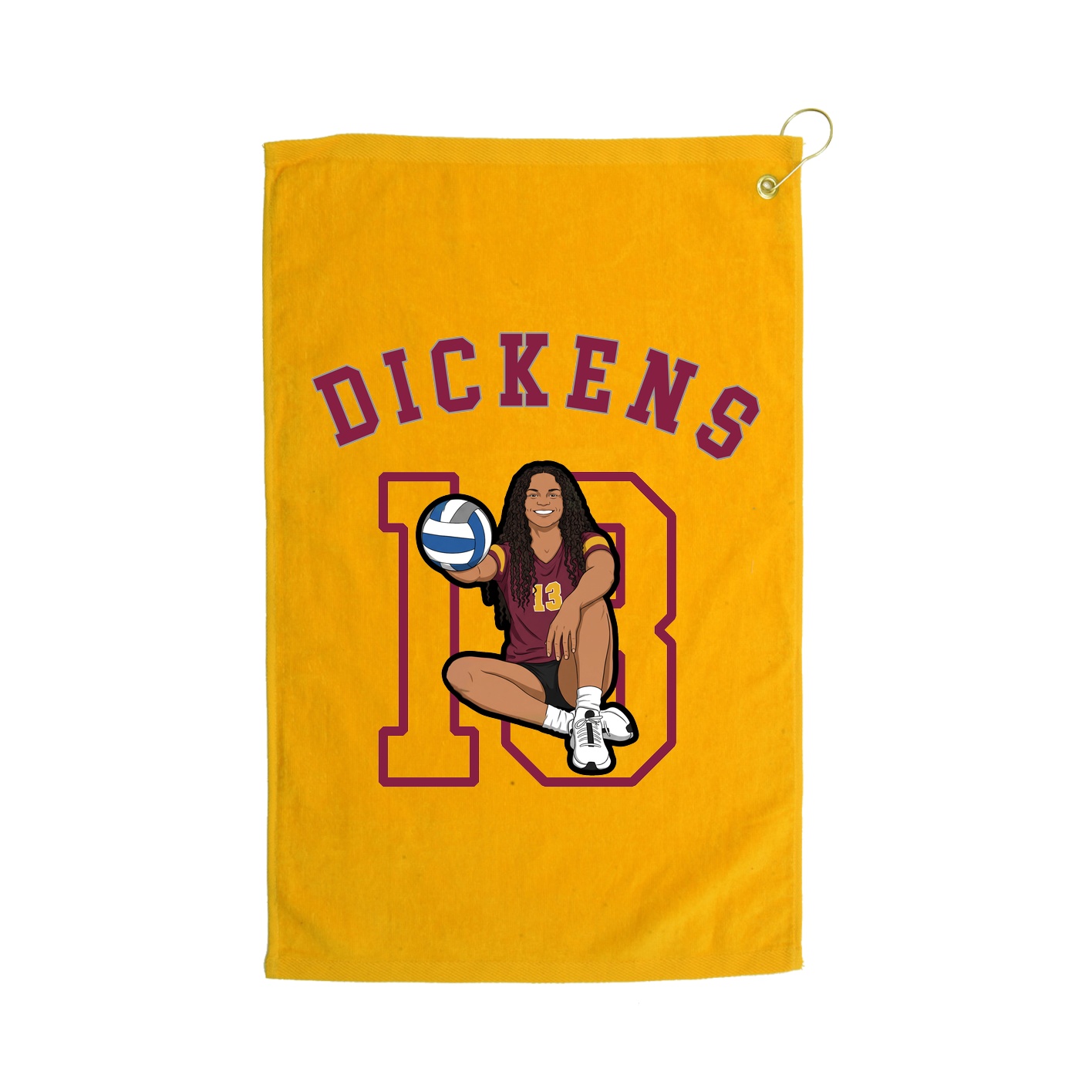 Golf Towel — Shirsey Arch in Gold