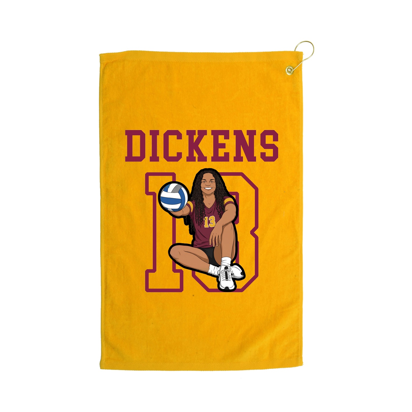 Golf Towel — Shirsey in Gold
