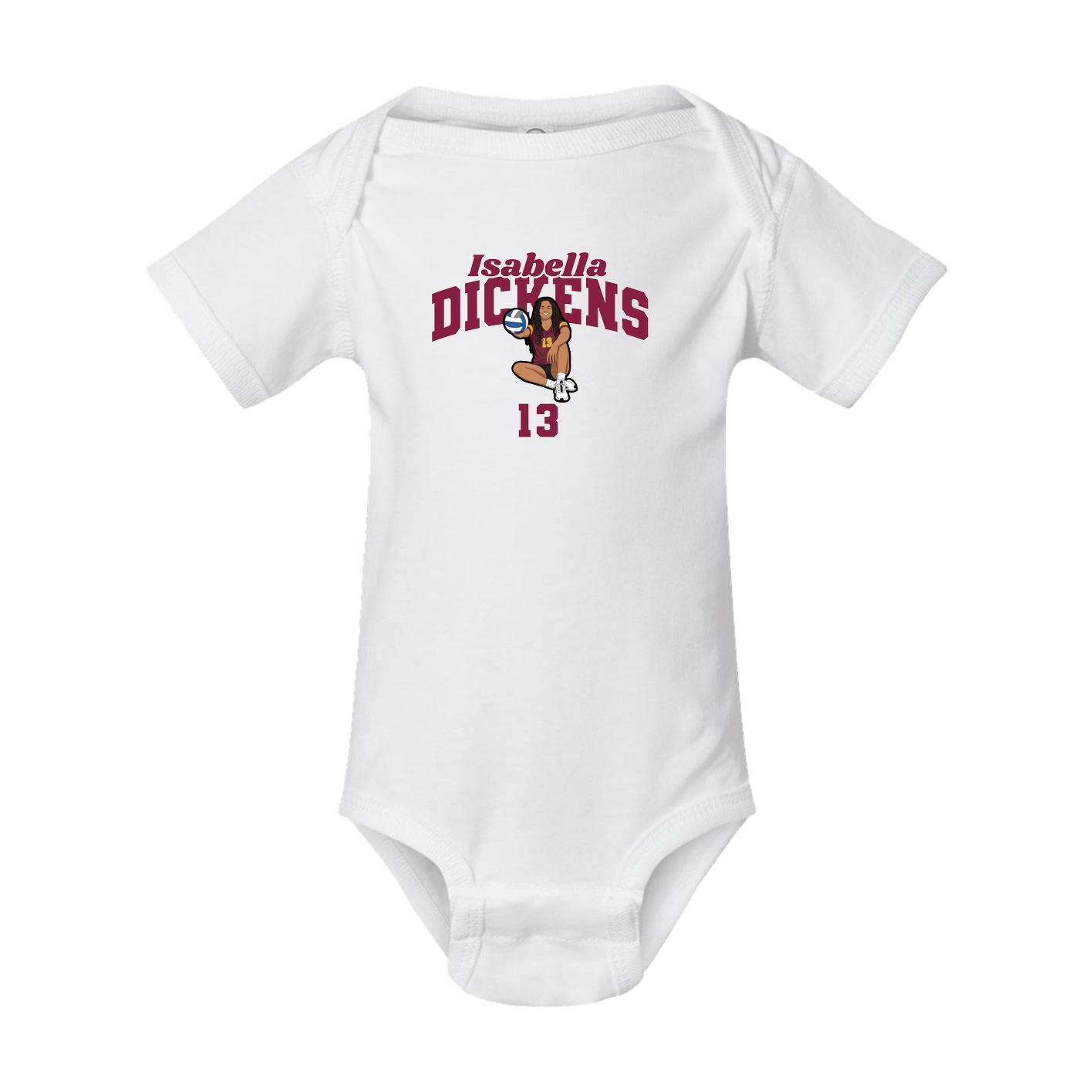 Baby Onesie — Signature Arch in White
